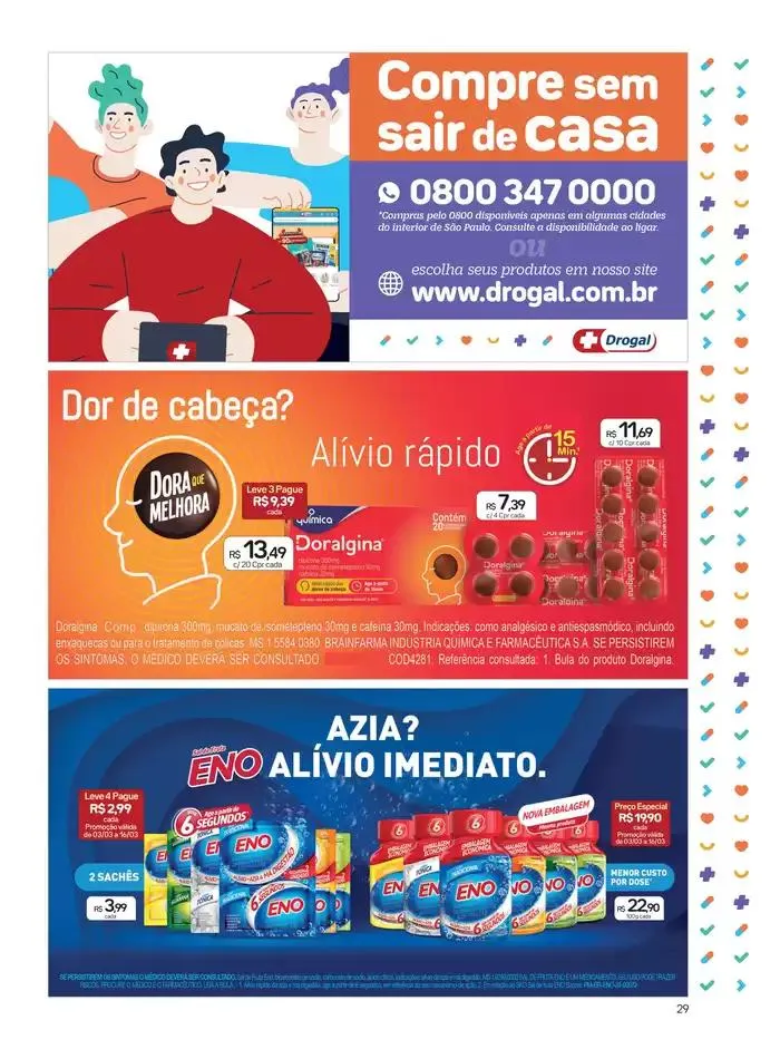 Encarte de Ofertas Especiais Drogal 3 de março até 30 de março 2025 - Pagina 29