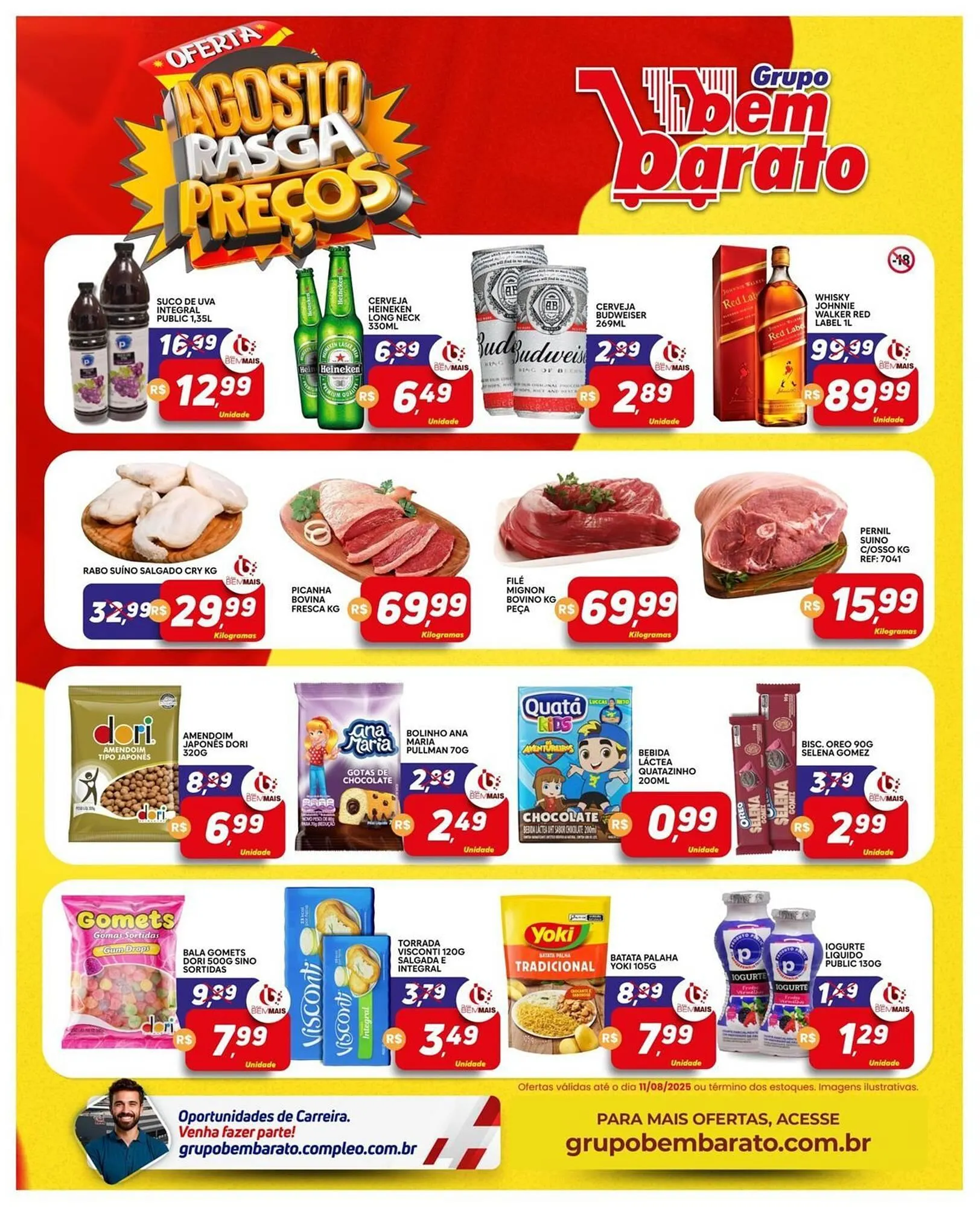 Encarte de Catálogo Supermercado Bem Barato 5 de agosto até 11 de agosto 2025 - Pagina 3