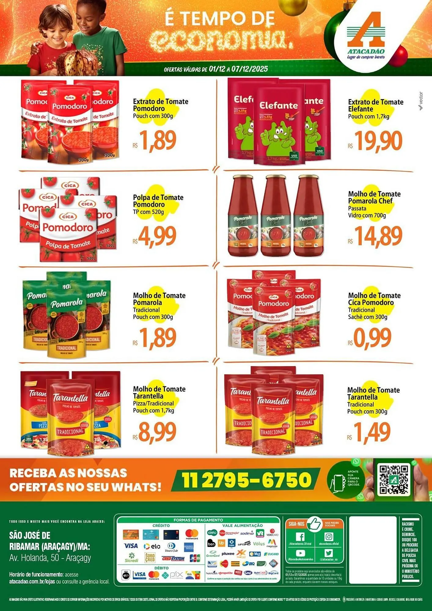 Encarte de Folheto Atacadão 1 de dezembro até 7 de dezembro 2025 - Pagina 2