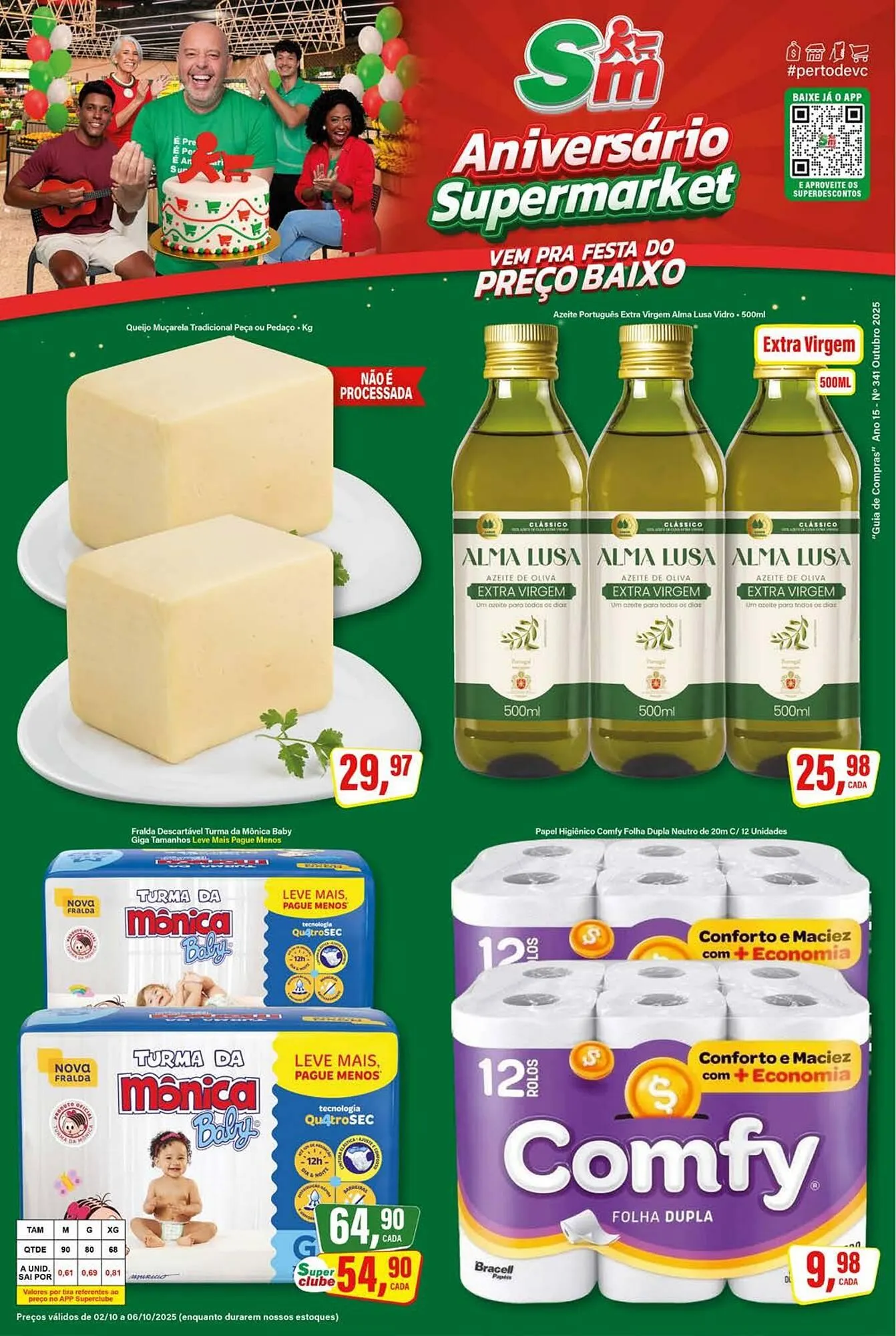 Encarte de Encarte Rede Supermarket 2 de outubro até 6 de outubro 2025 - Pagina 1