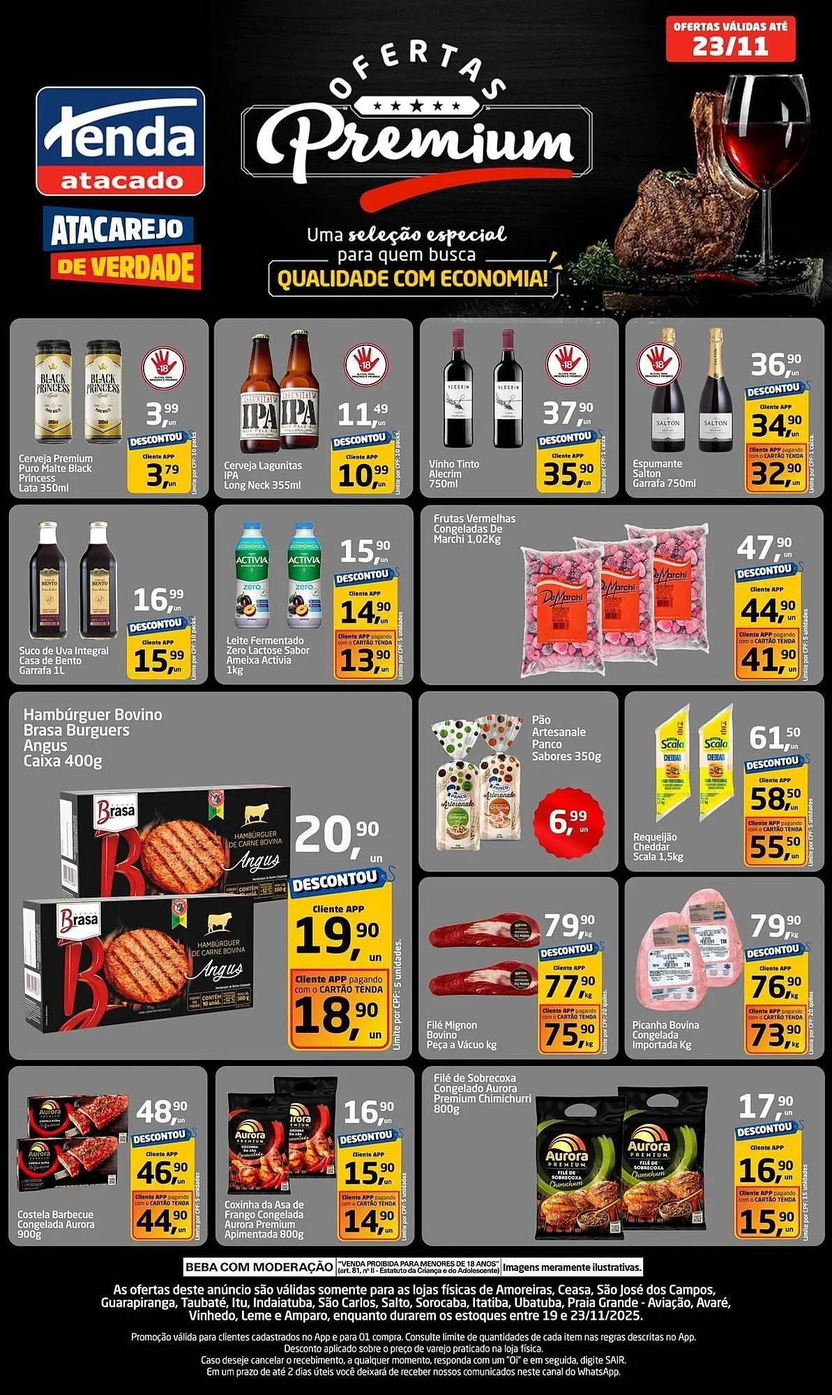 Encarte de Folheto Tenda Atacado 19 de novembro até 23 de novembro 2025 - Pagina 1