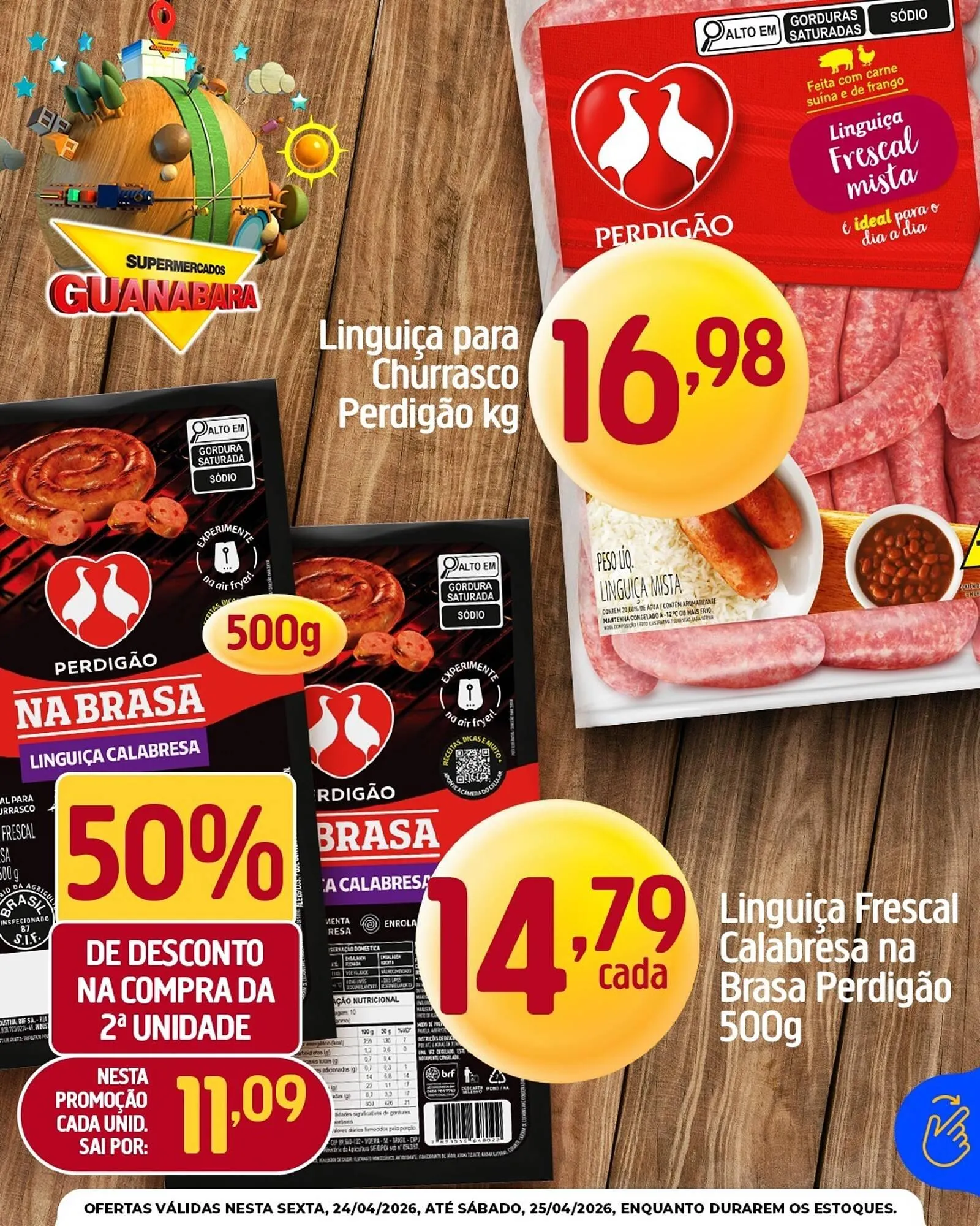 Encarte de Encarte Supermercados Guanabara 24 de abril até 25 de abril 2026 - Pagina 3