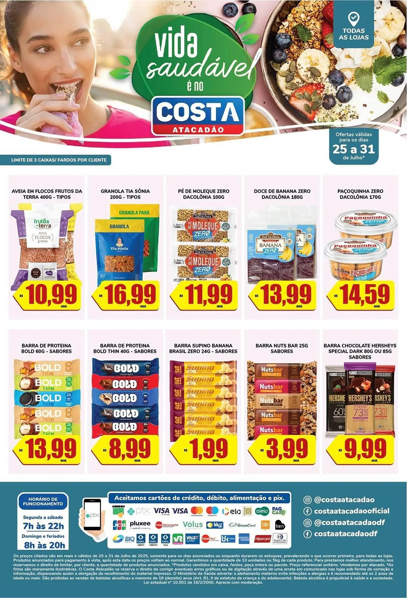 Encarte de Catálogo Costa Atacadão 28 de julho até 31 de julho 2025 - Pagina 1