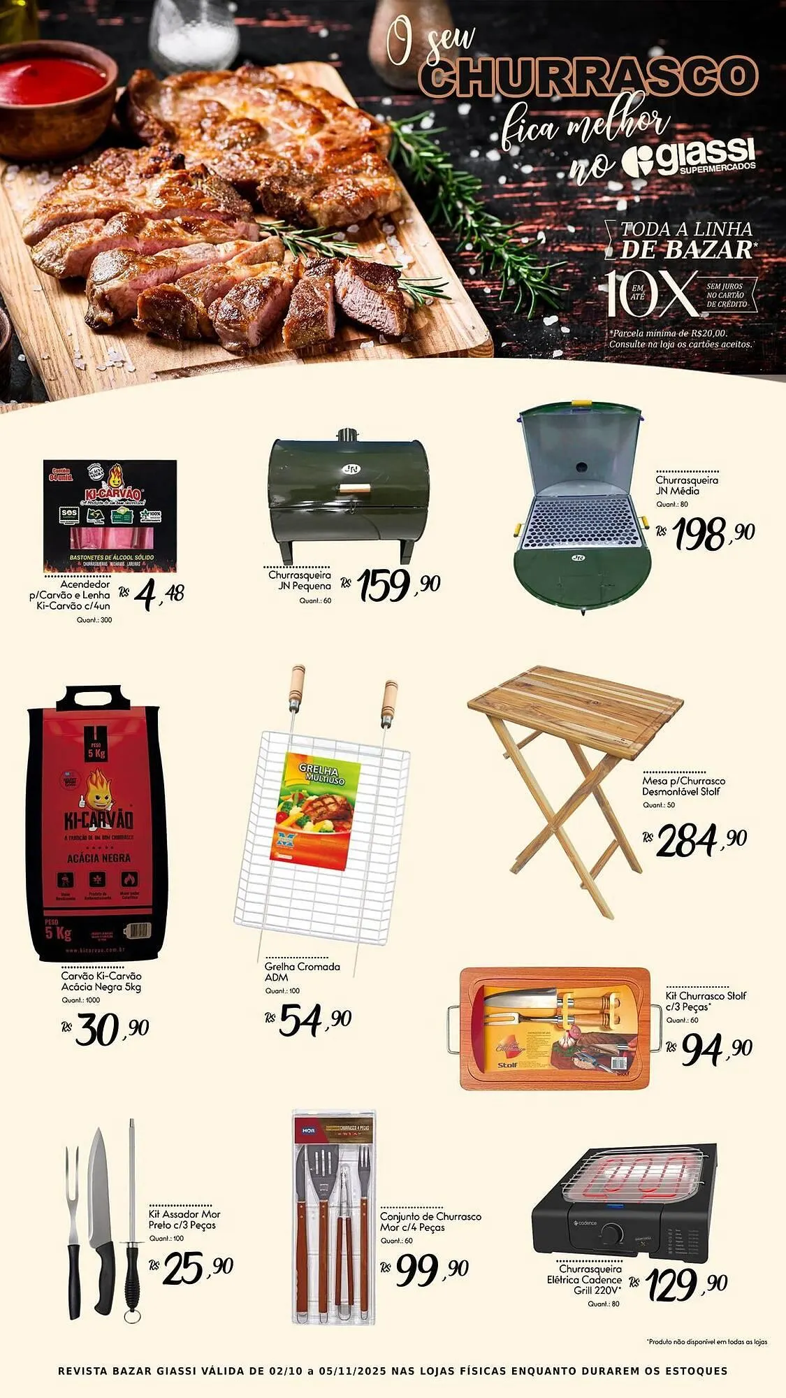 Encarte de Encarte Giassi Supermercados 2 de outubro até 5 de novembro 2025 - Pagina 3