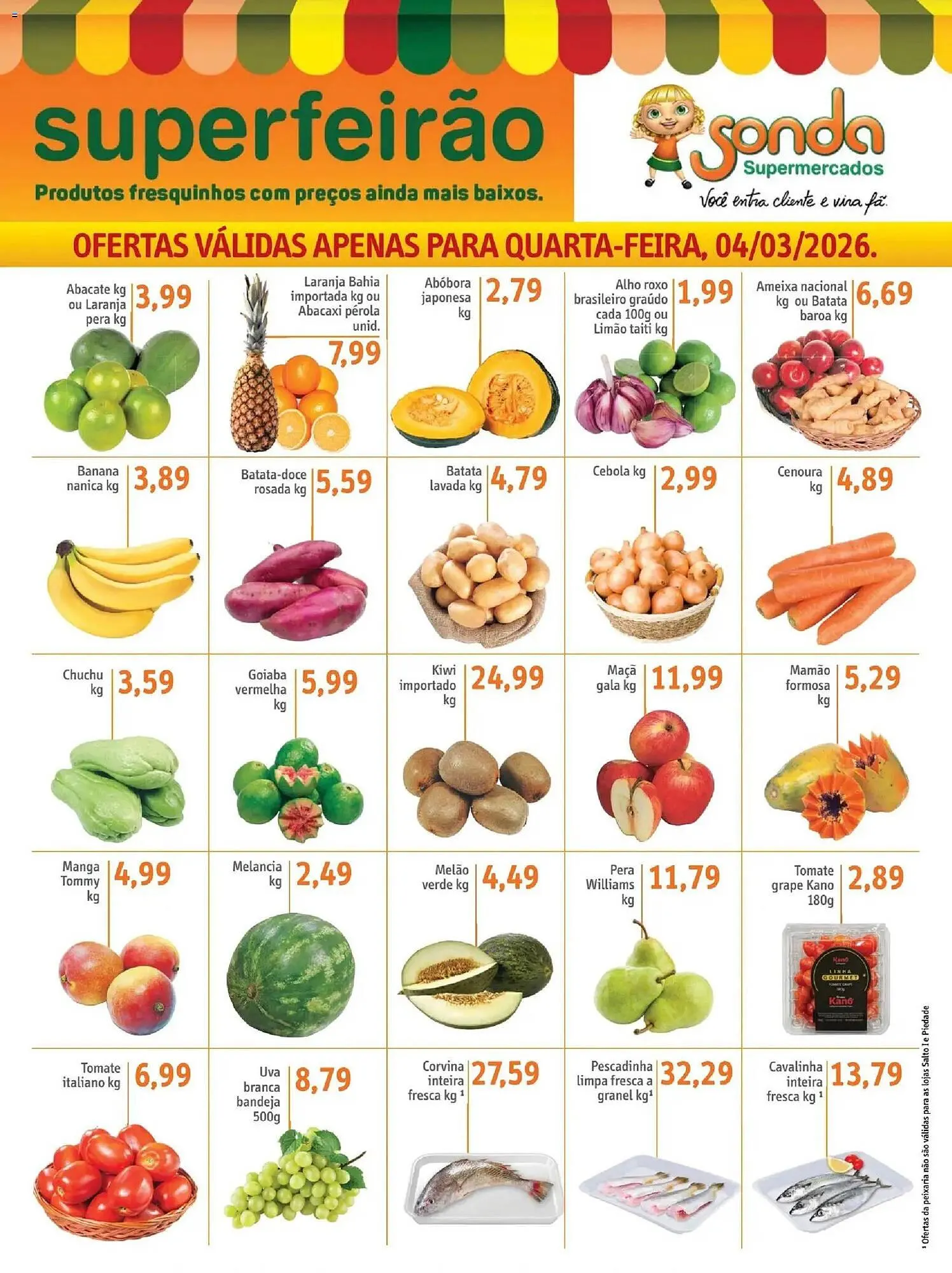 Encarte de Folheto Sonda 4 de março até 4 de março 2026 - Pagina 1