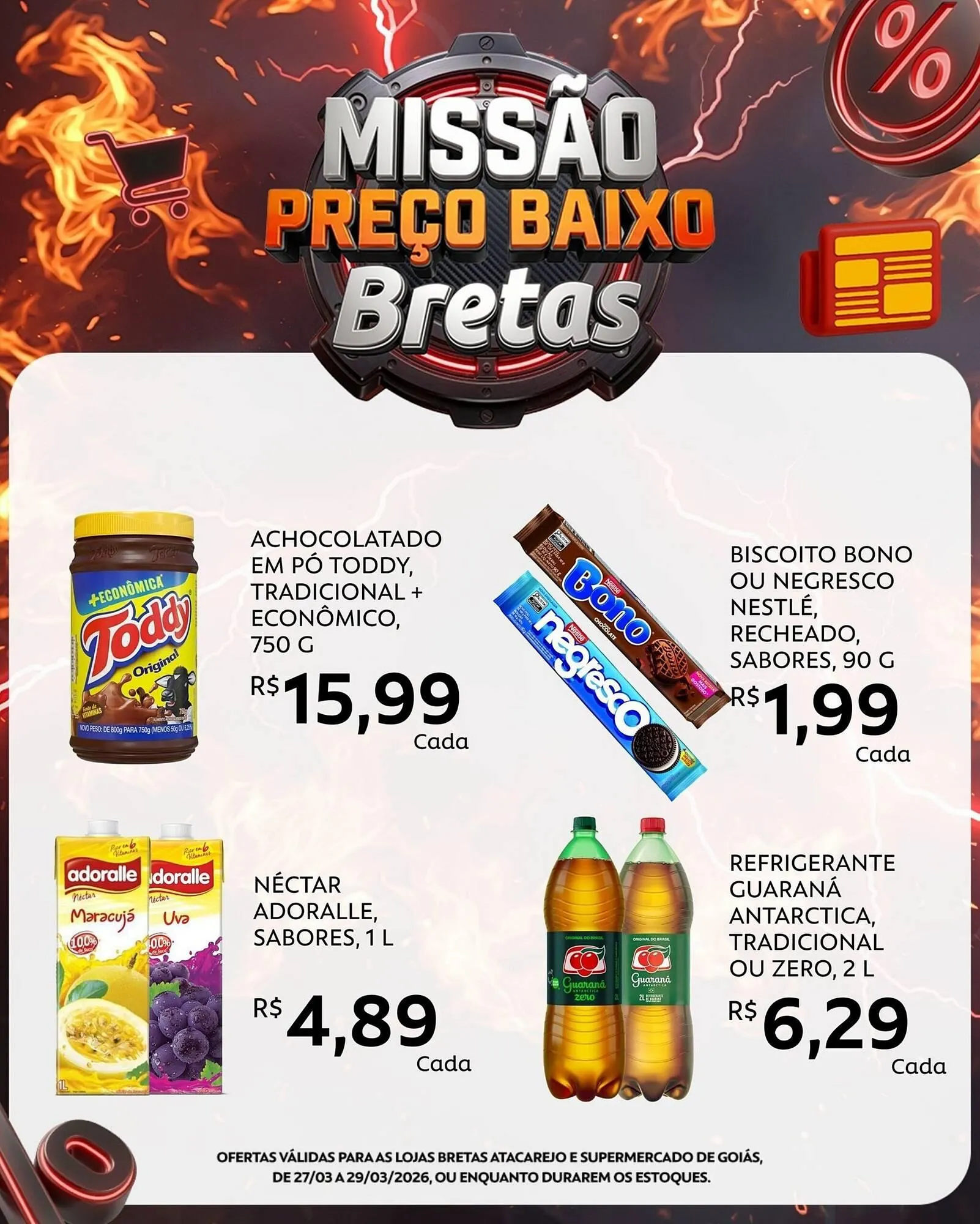 Encarte de Catálogo Supermercados Bretas 27 de março até 29 de março 2026 - Pagina 3