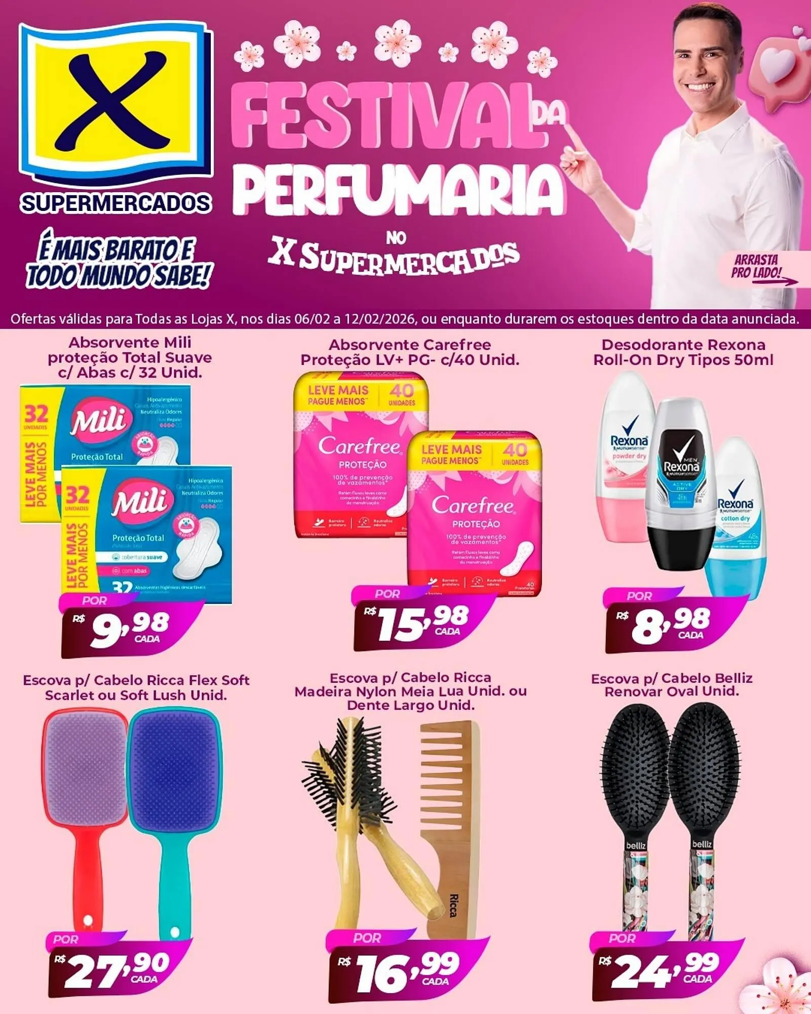 Encarte de Folheto X Supermercados 6 de fevereiro até 12 de fevereiro 2026 - Pagina 3
