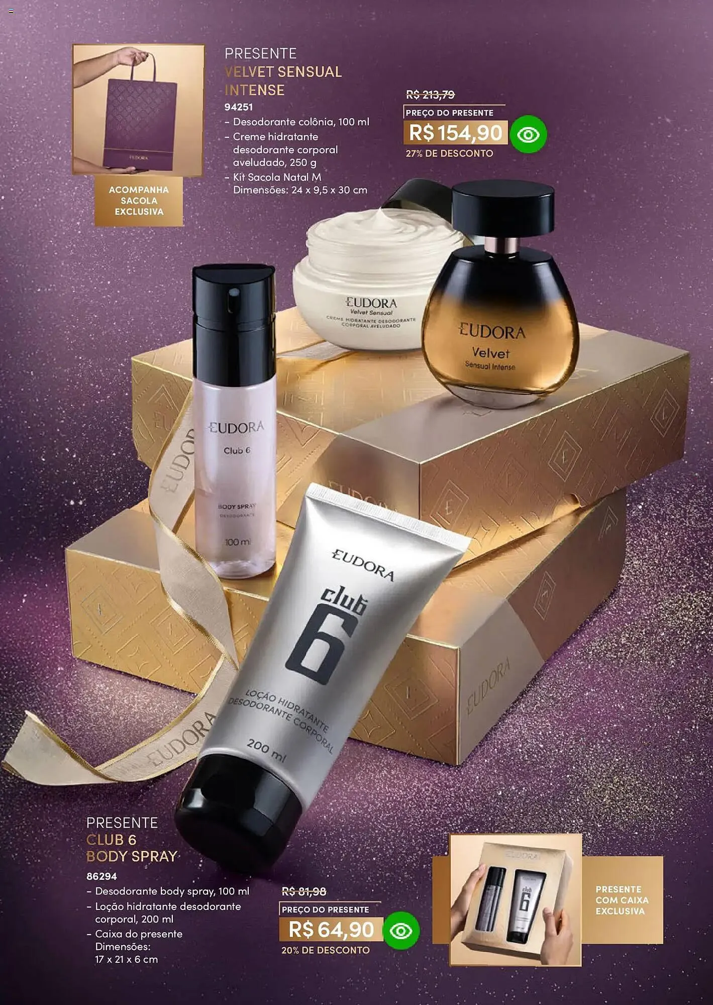 Encarte de Catálogo Eudora 29 de outubro até 27 de novembro 2025 - Pagina 5