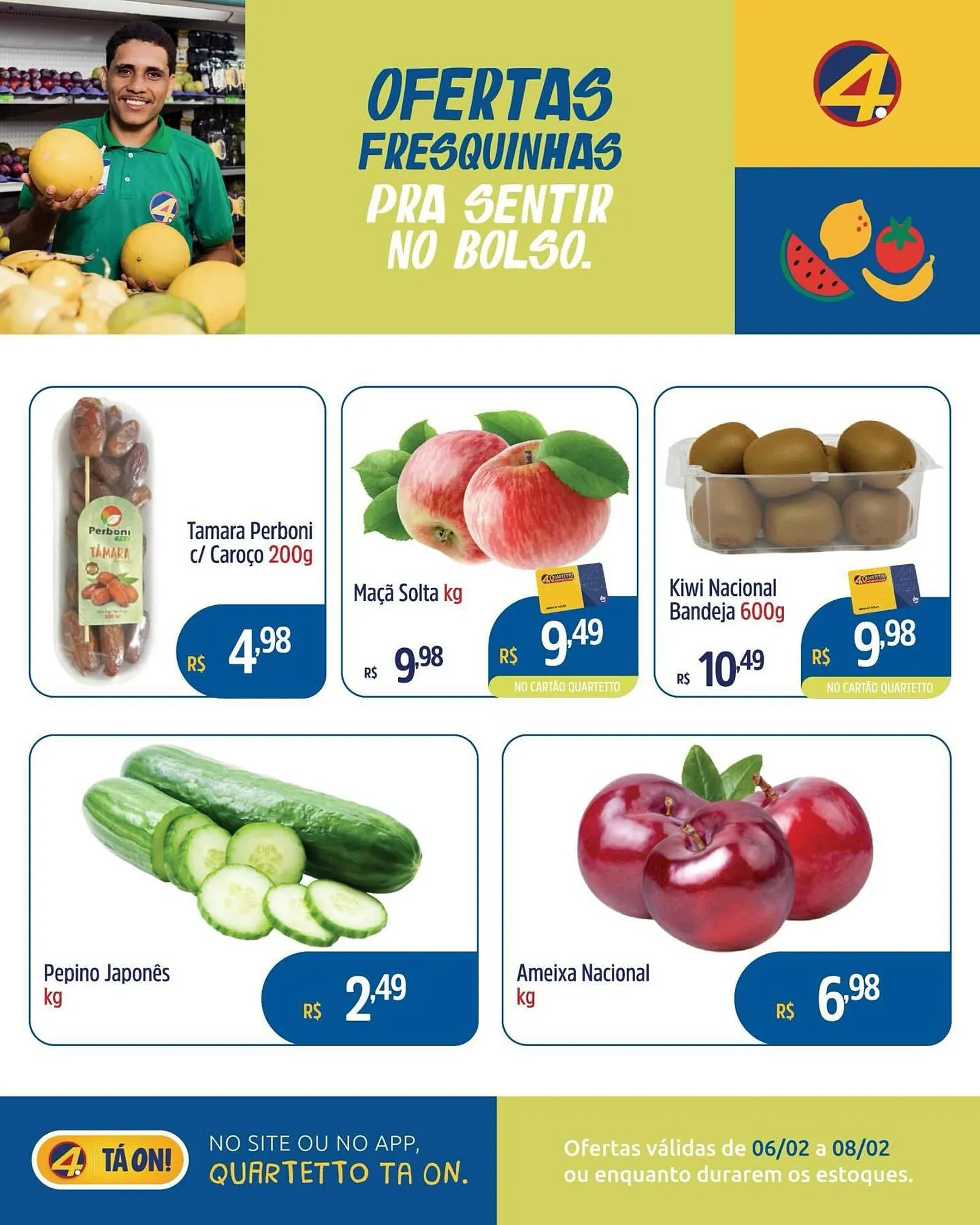 Encarte de Catálogo Quartetto Supermercados 6 de fevereiro até 8 de fevereiro 2026 - Pagina 3