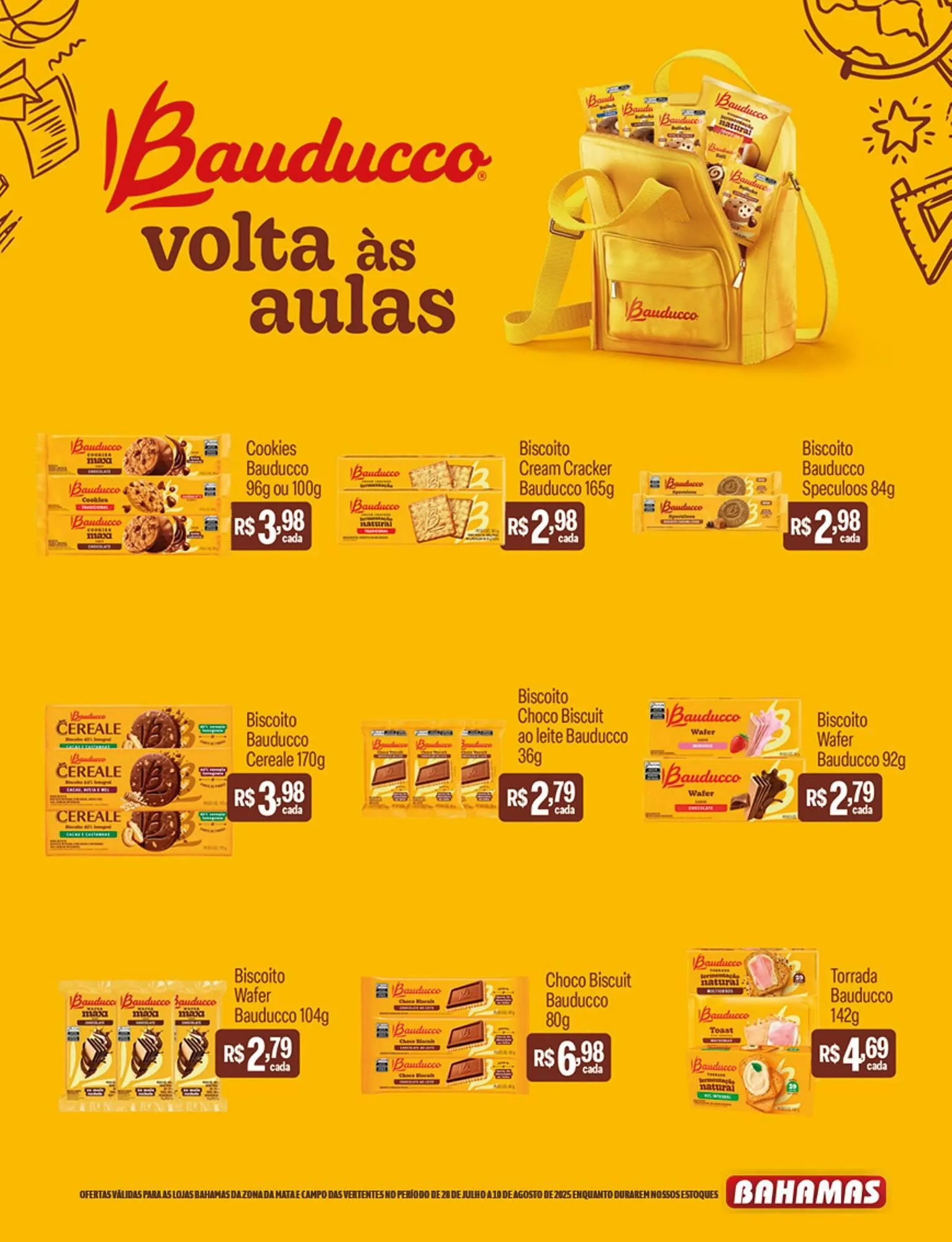 Encarte de Catálogo Bahamas Supermercados 28 de julho até 10 de agosto 2025 - Pagina 4