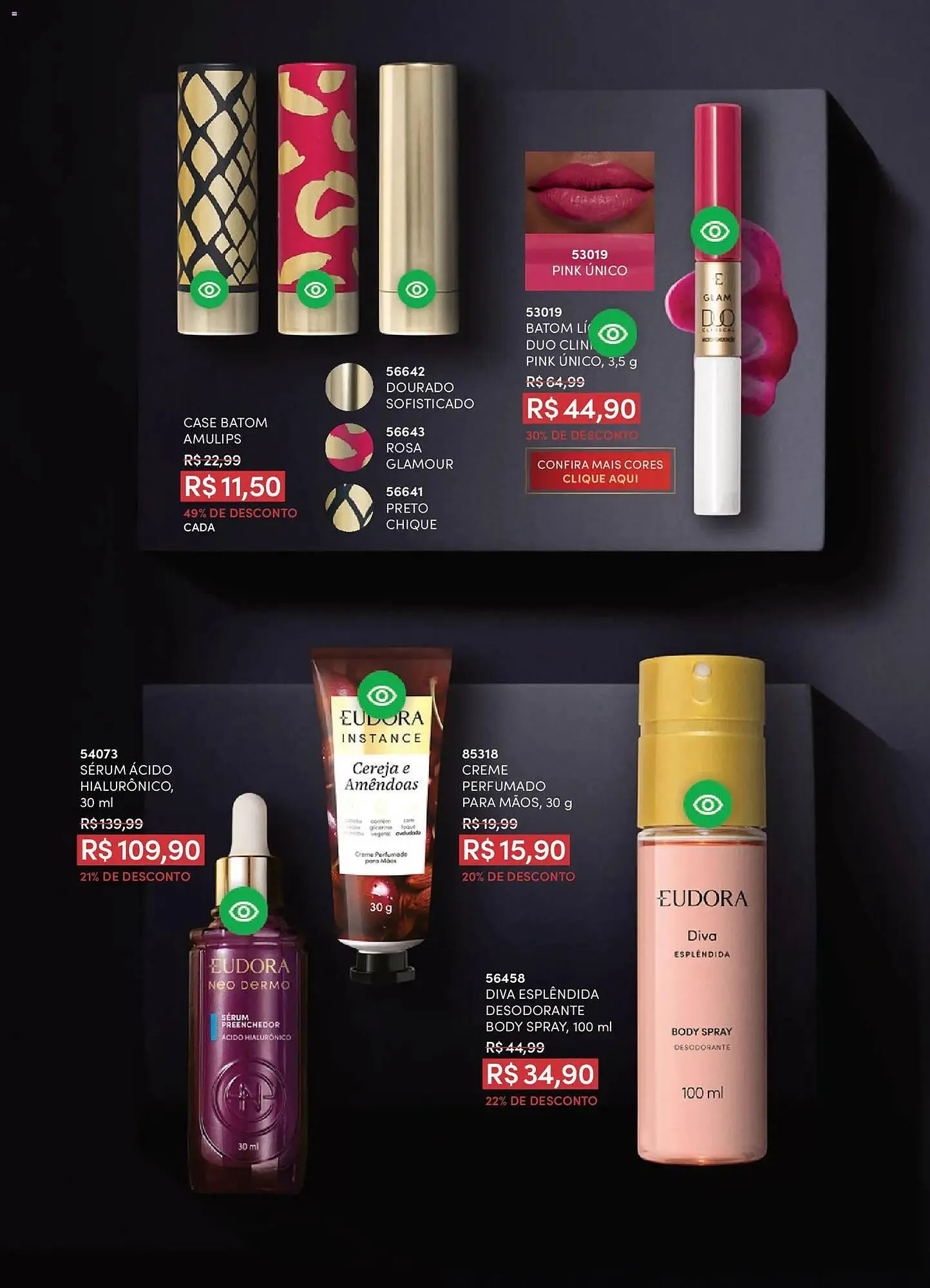 Encarte de Catálogo Eudora 23 de abril até 15 de junho 2026 - Pagina 10