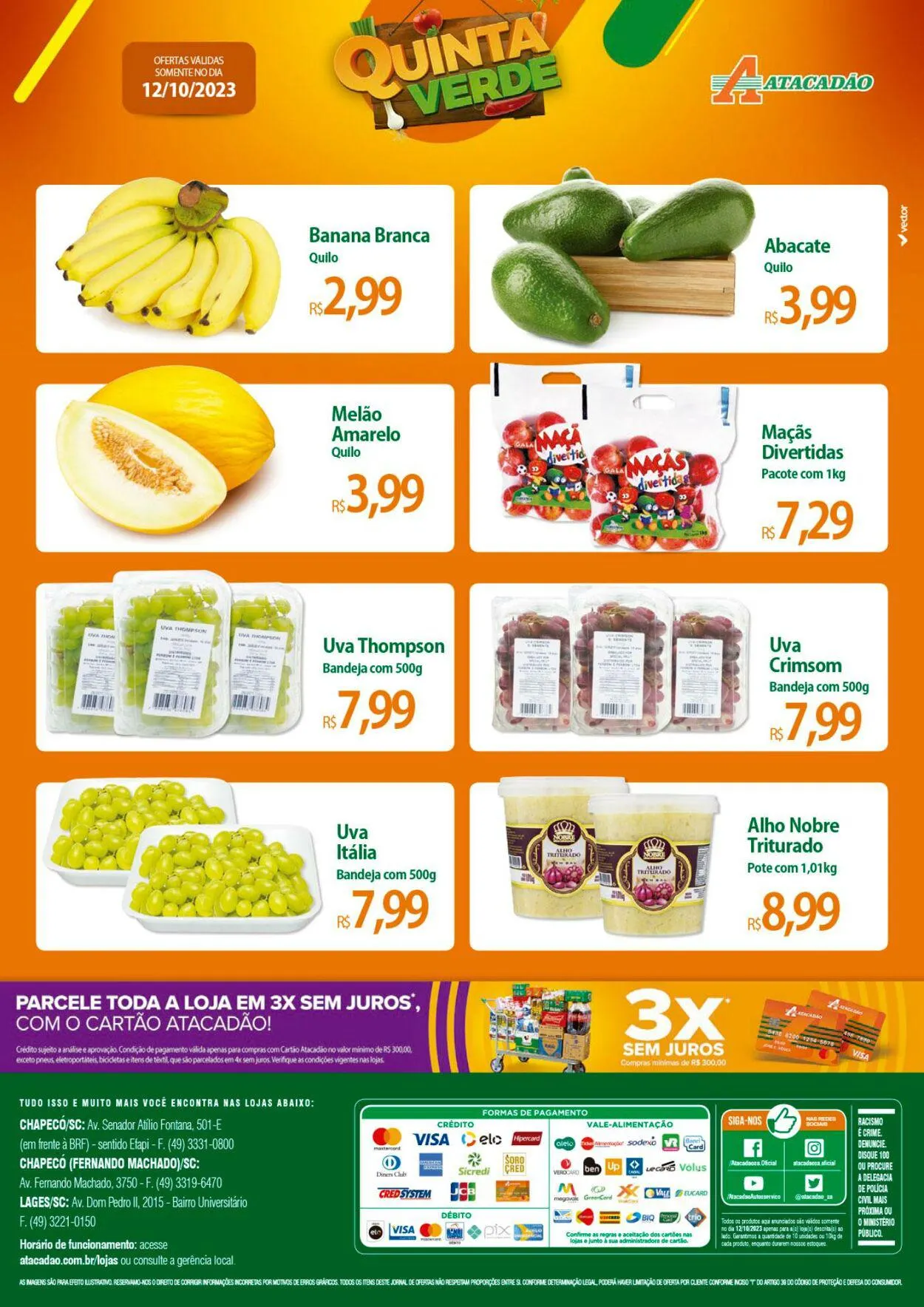 Encarte de Atacadão - SC - Chapecó e Lages 12 de outubro até 12 de outubro 2023 - Pagina 2