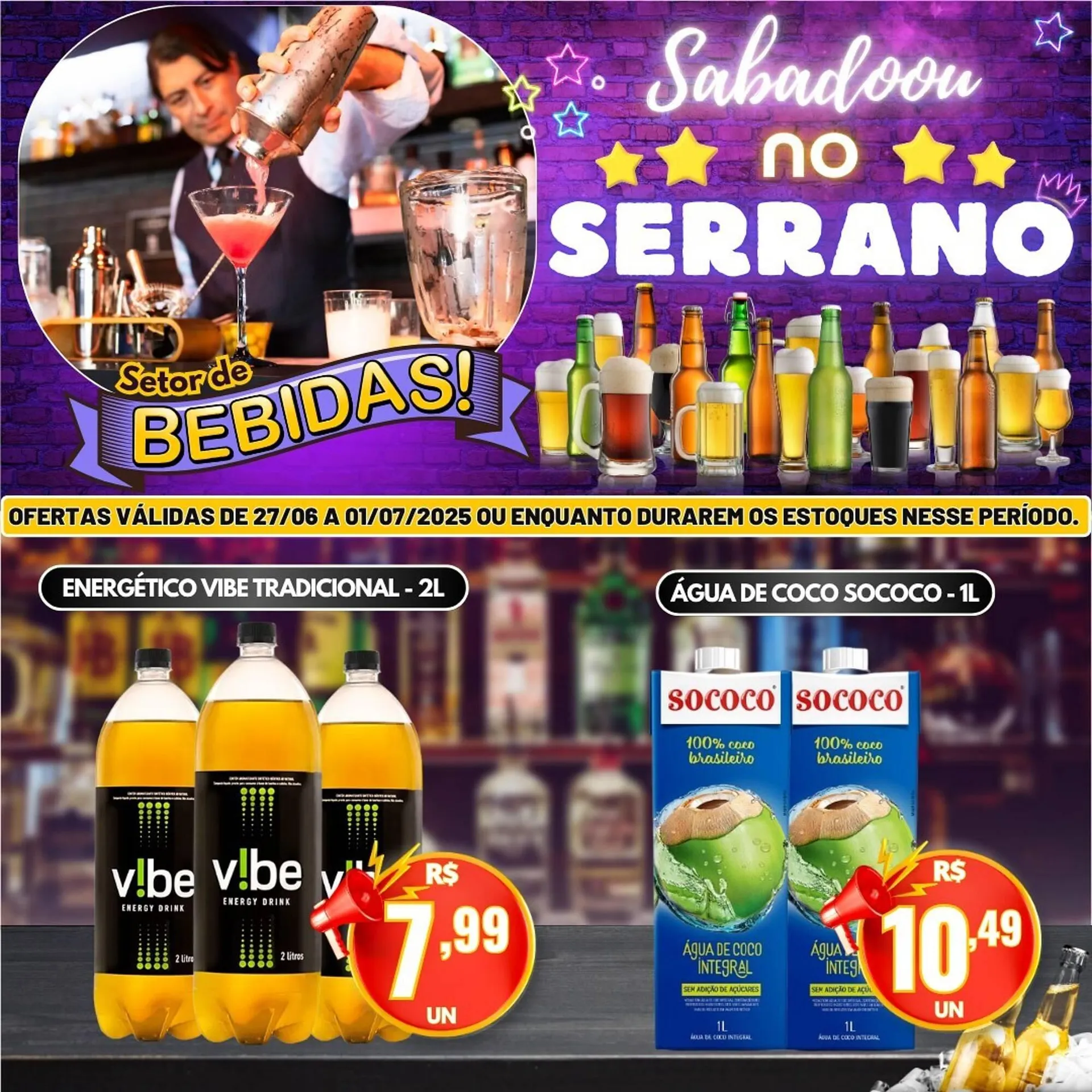 Encarte de Catálogo Serrano Supermercado 29 de junho até 1 de julho 2025 - Pagina 5