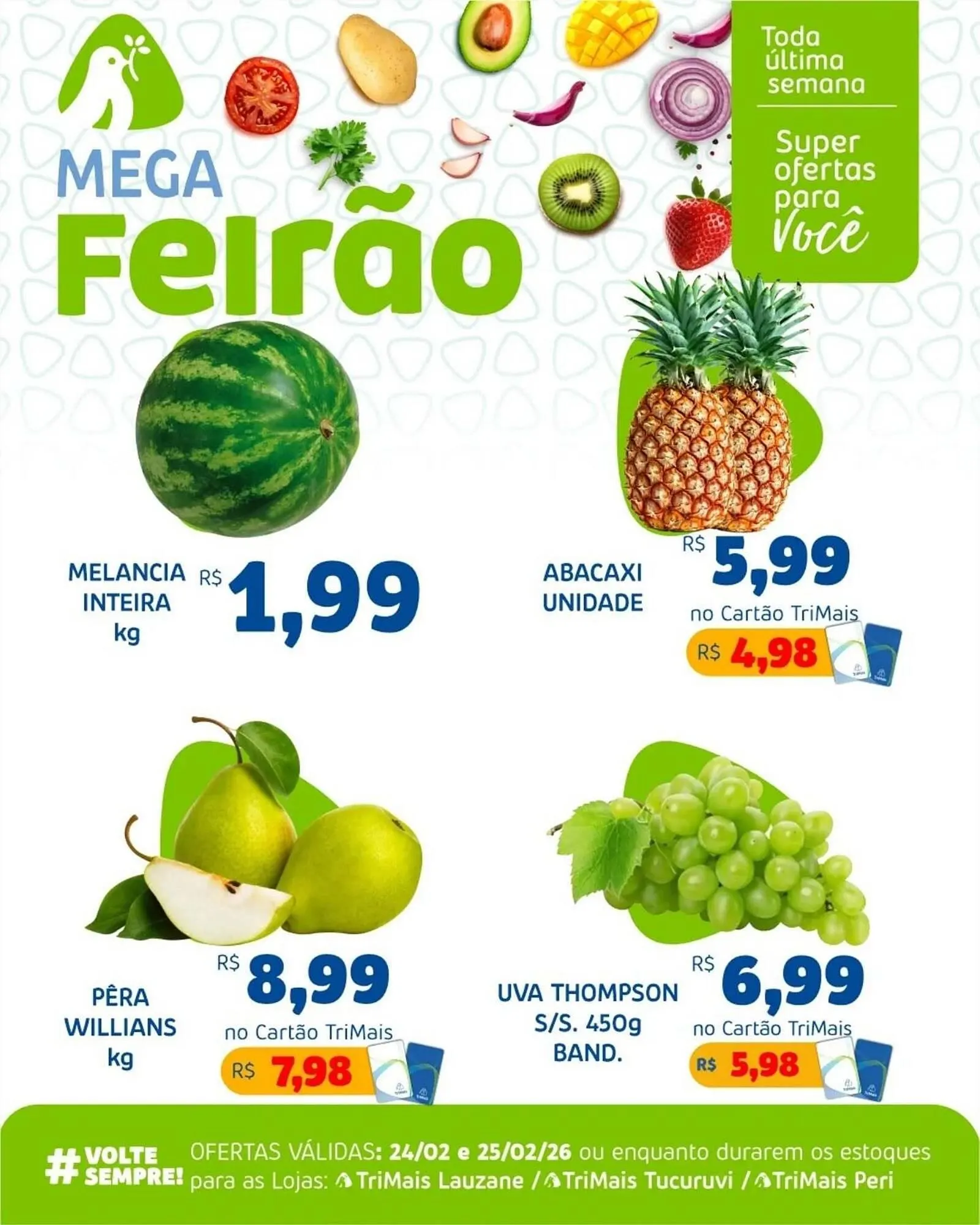 Encarte de Catálogo Trimais Supermercado 24 de fevereiro até 25 de fevereiro 2026 - Pagina 3