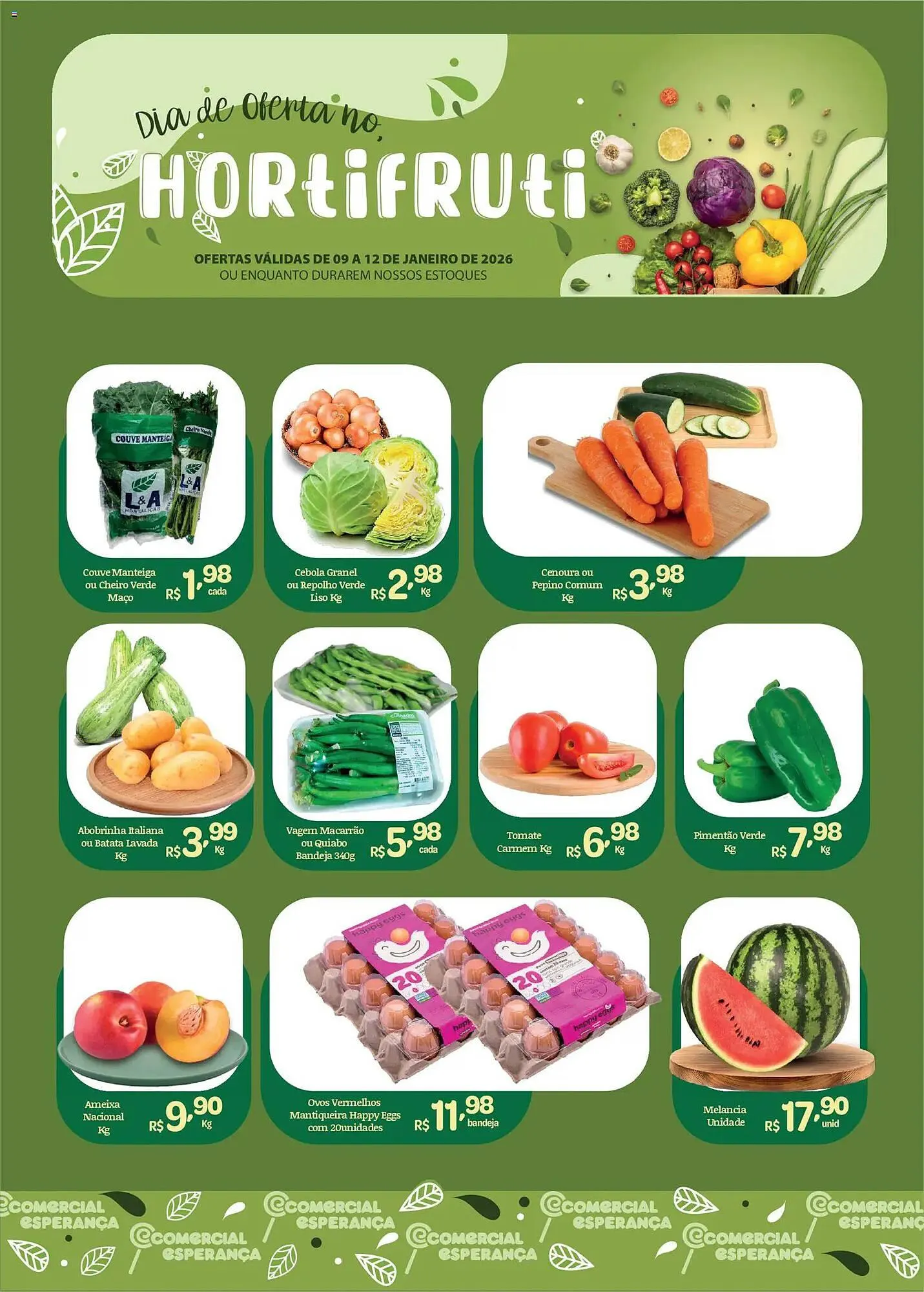 Encarte de Folheto Comercial Esperança 10 de janeiro até 12 de janeiro 2026 - Pagina 1
