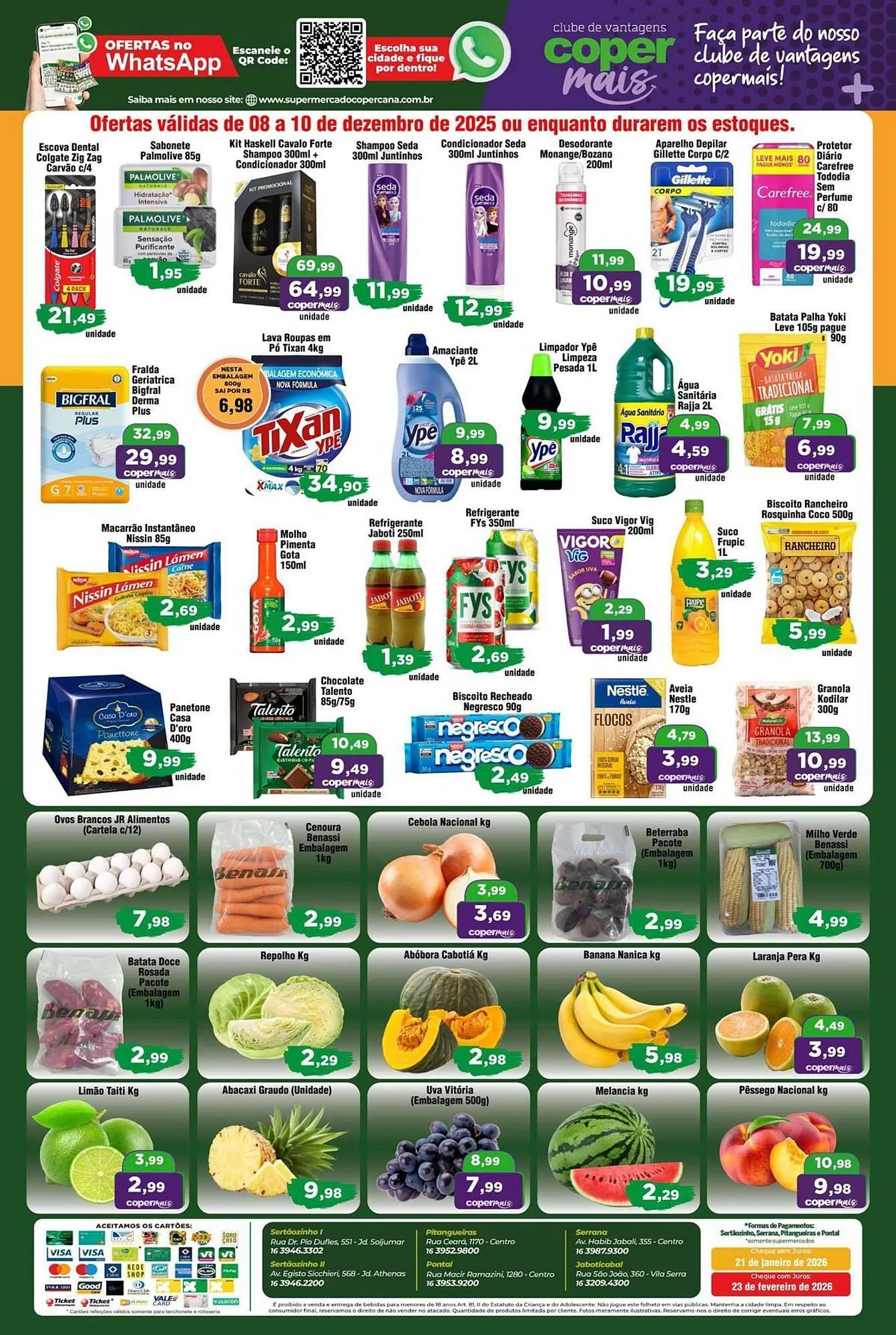 Encarte de Tabloide Copercana 9 de dezembro até 10 de dezembro 2025 - Pagina 2