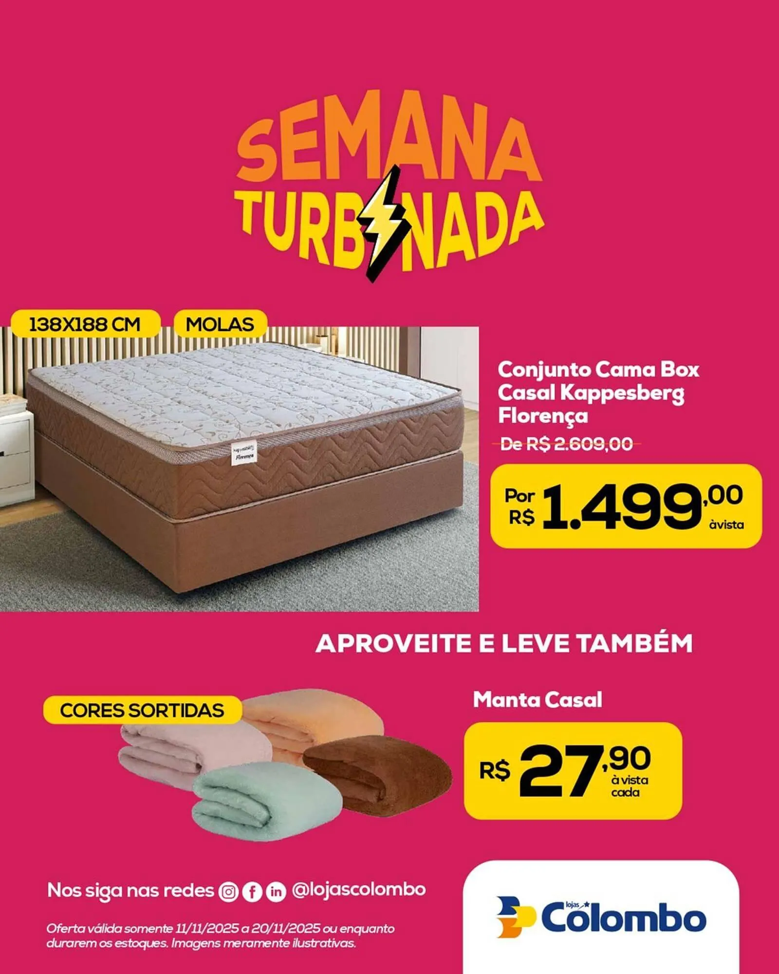 Encarte de Folheto Lojas Colombo 11 de novembro até 20 de novembro 2025 - Pagina 9