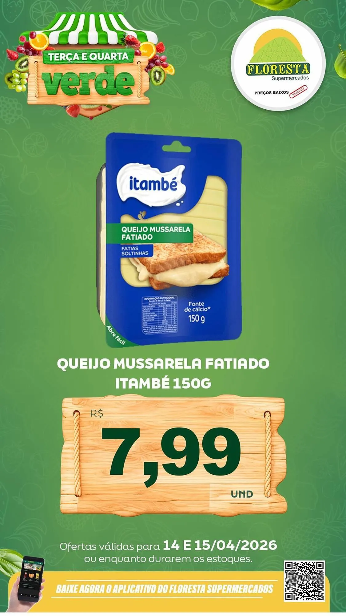 Encarte de Catálogo Floresta Supermercados 14 de abril até 15 de abril 2026 - Pagina 19