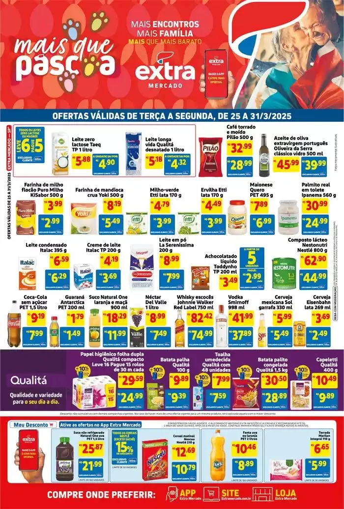 Encarte de Grandes descontos em produtos selecionados 25 de março até 31 de março 2025 - Pagina 1