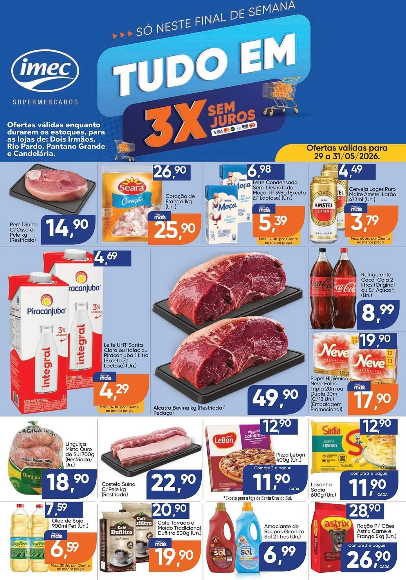 Encarte de Catálogo Imec Supermercados 29 de maio até 31 de maio 2026 - Pagina 1