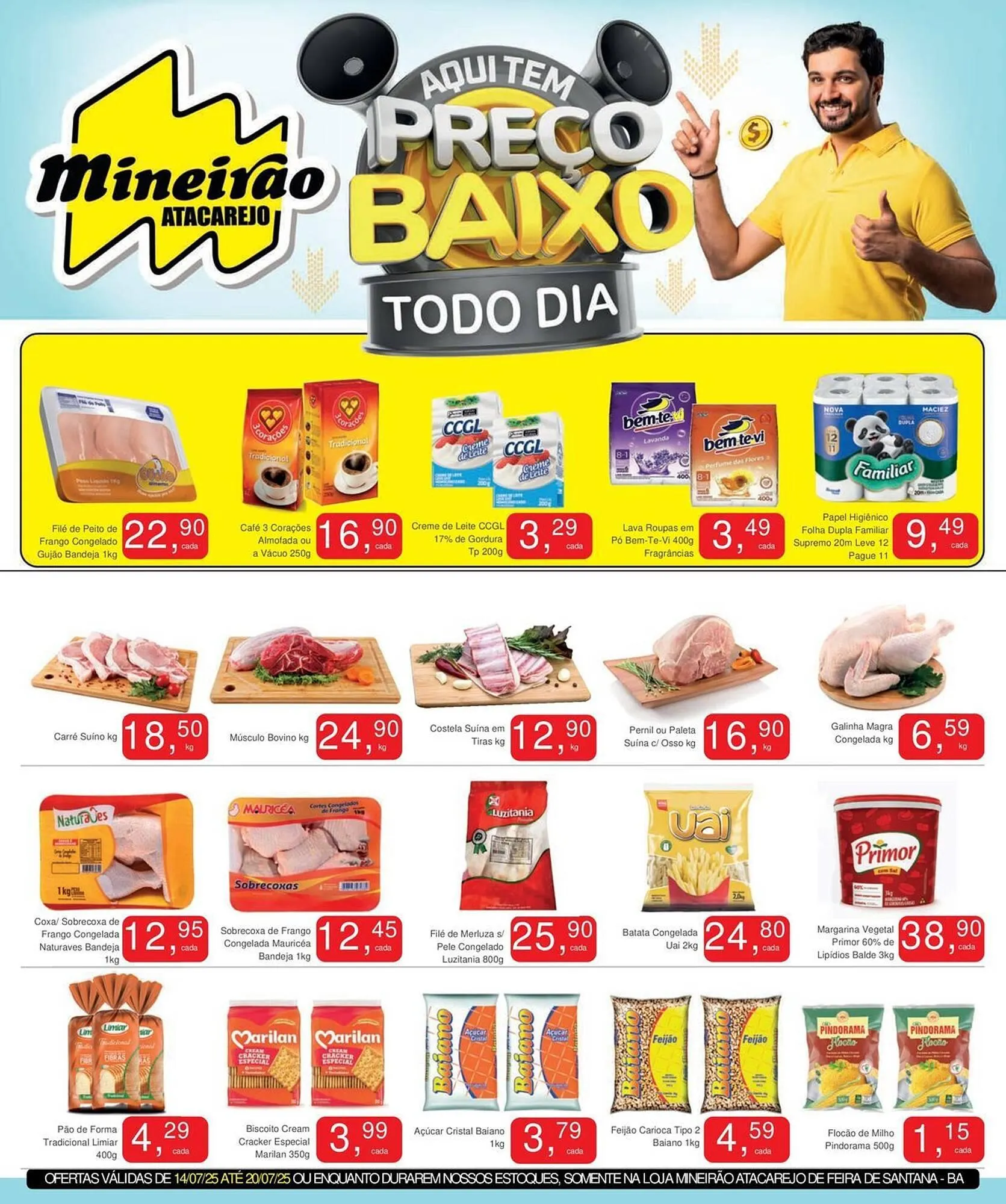 Encarte de Catálogo Mineirão Atacarejo 15 de julho até 20 de julho 2025 - Pagina 1