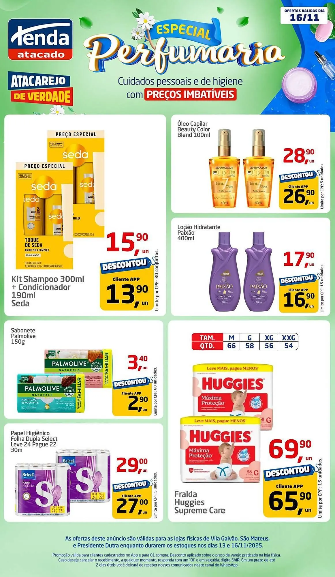 Encarte de Folheto Tenda Atacado 13 de novembro até 16 de novembro 2025 - Pagina 1