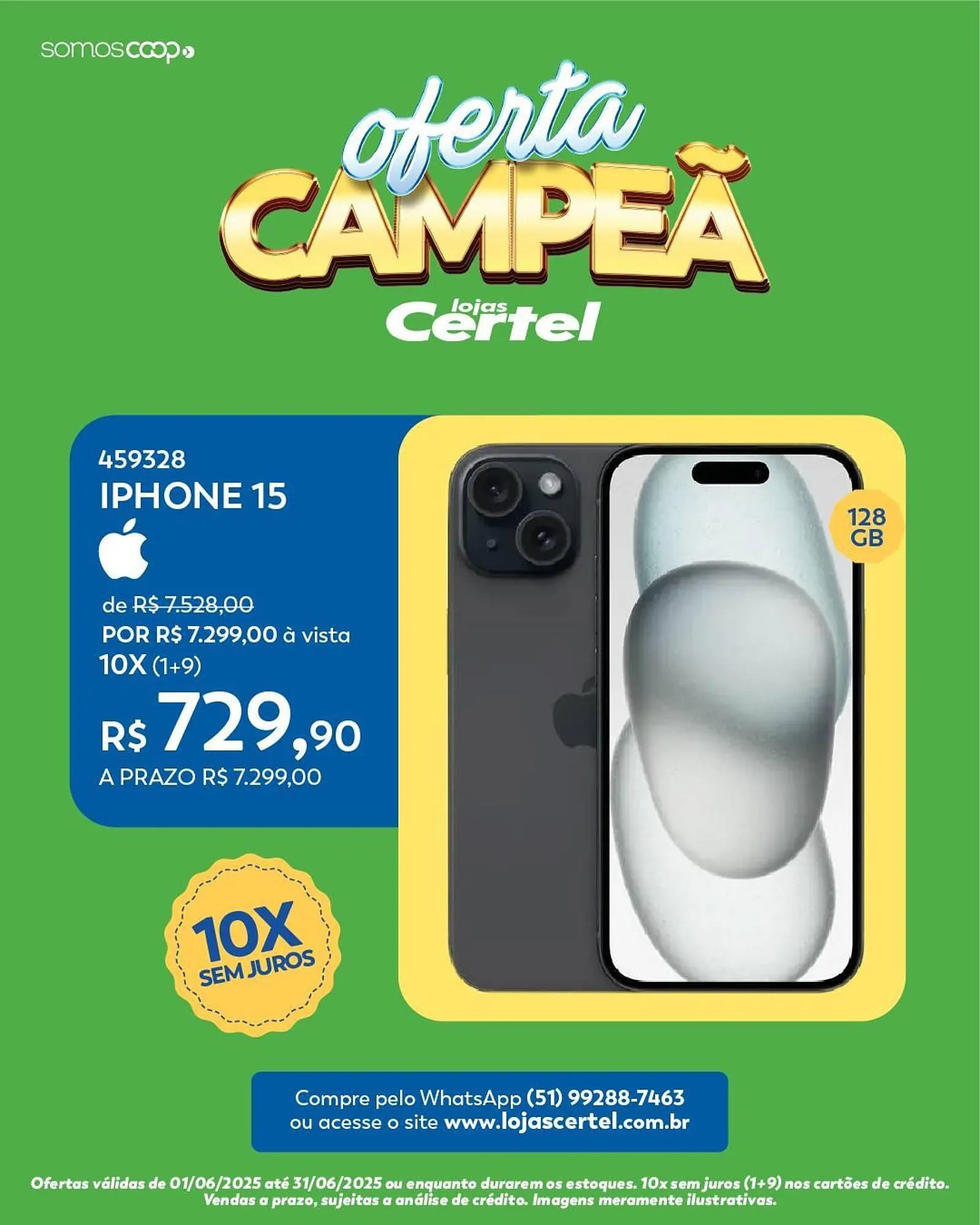 Encarte de Catálogo Lojas Certel 20 de junho até 30 de junho 2025 - Pagina 1