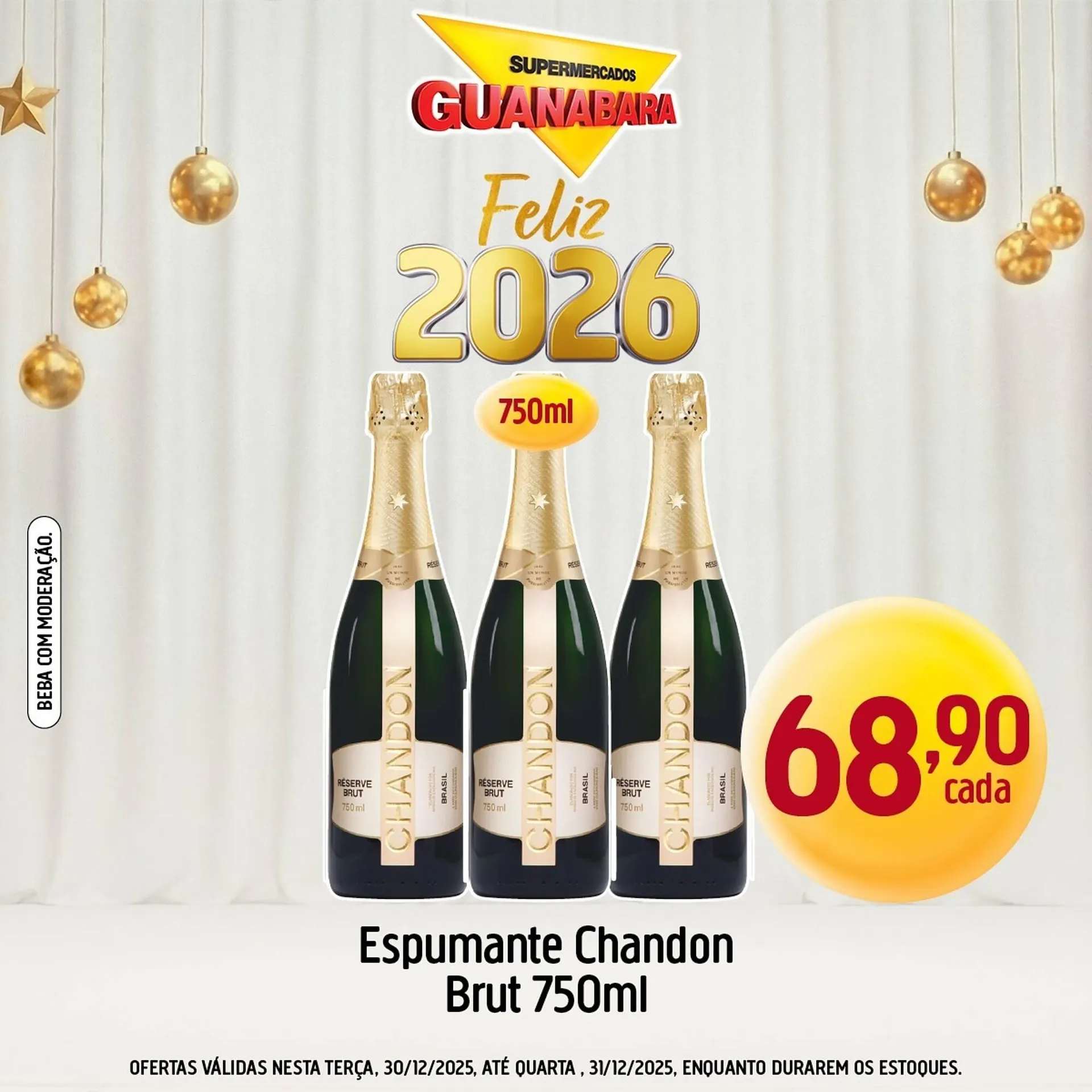 Encarte de Encarte Supermercados Guanabara 29 de dezembro até 30 de dezembro 2025 - Pagina 1