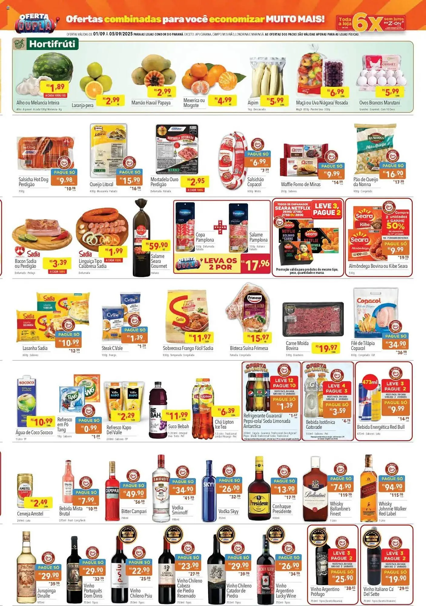 Encarte de catálogo Supermercados Condor 1 de setembro até 7 de setembro 2025 - Pagina 3