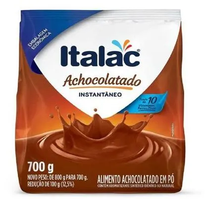 Achocolatado em Pó 700g 1 UN Italac