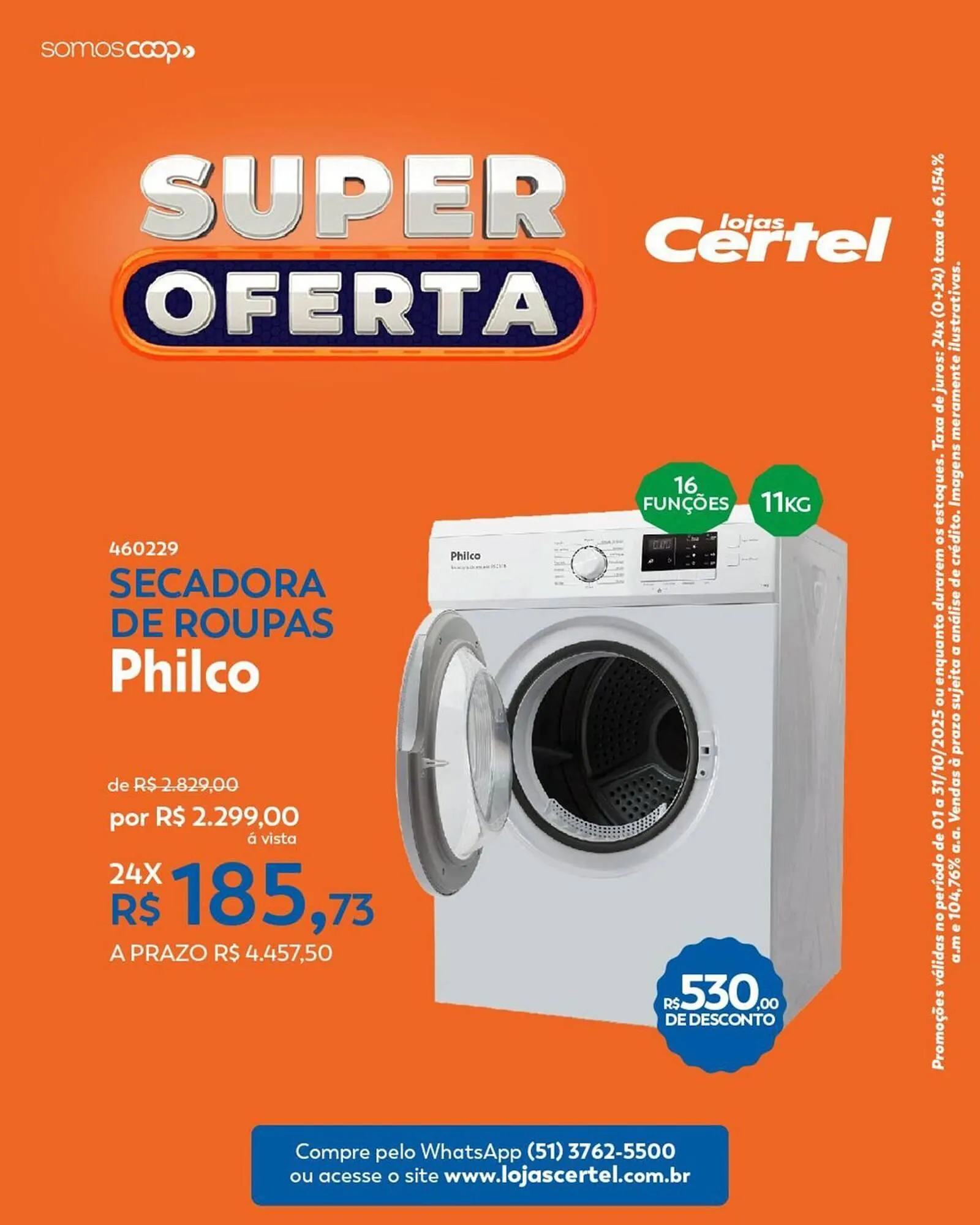 Encarte de Folheto Lojas Certel 15 de outubro até 31 de outubro 2025 - Pagina 8