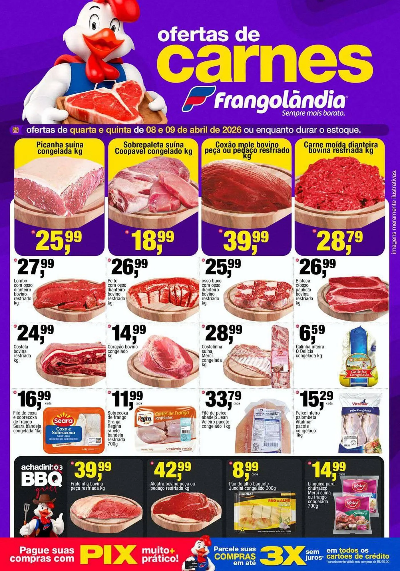 Encarte de Encarte Frangolândia 8 de abril até 9 de abril 2026 - Pagina 1
