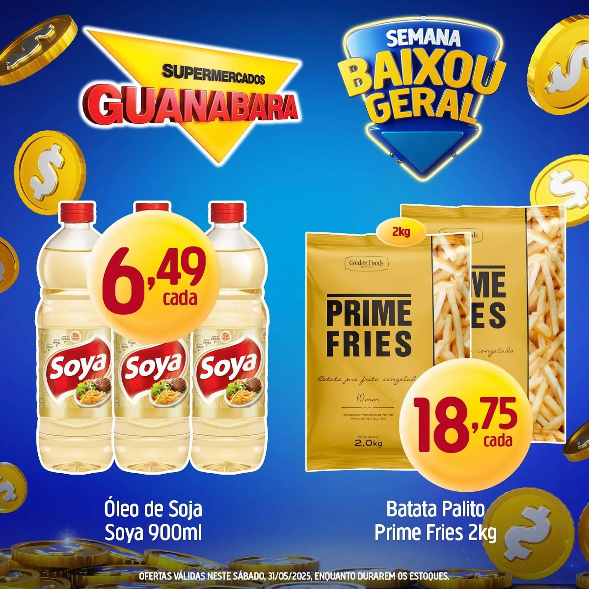 Encarte de Catálogo Supermercados Guanabara 31 de maio até 31 de maio 2025 - Pagina 1