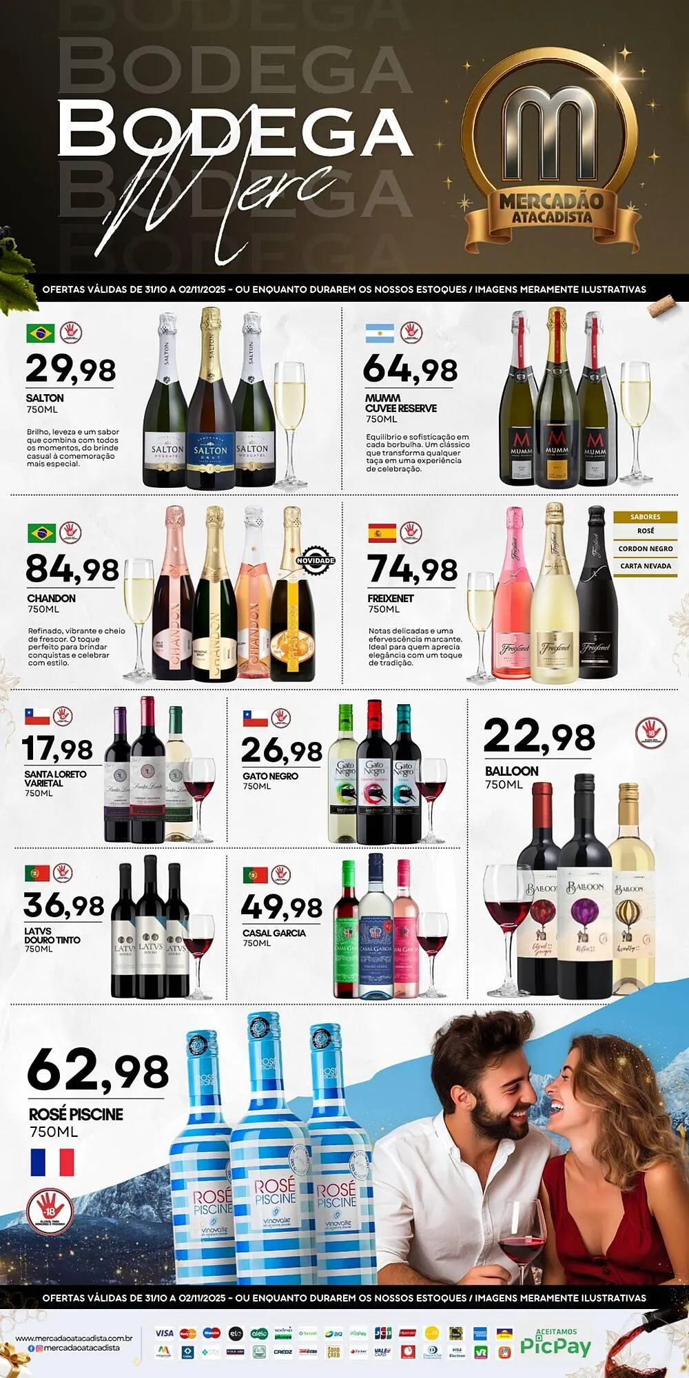 Encarte de Folheto Mercadão Atacadista 31 de outubro até 2 de novembro 2025 - Pagina 2