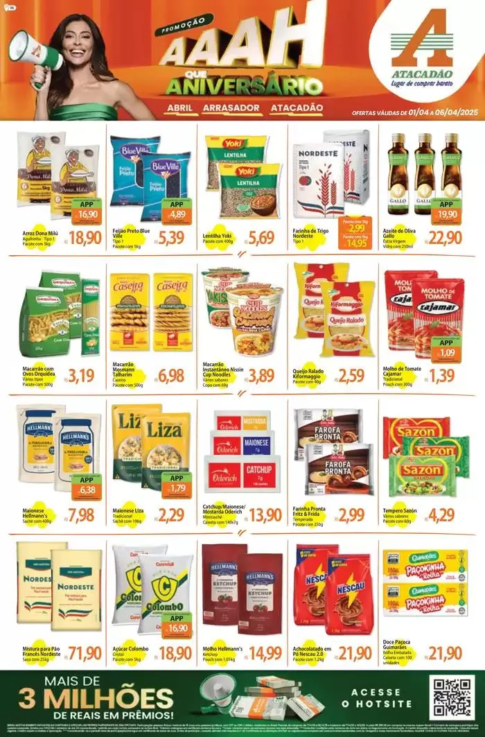 Encarte de Descontos e promoções 1 de abril até 6 de abril 2025 - Pagina 1