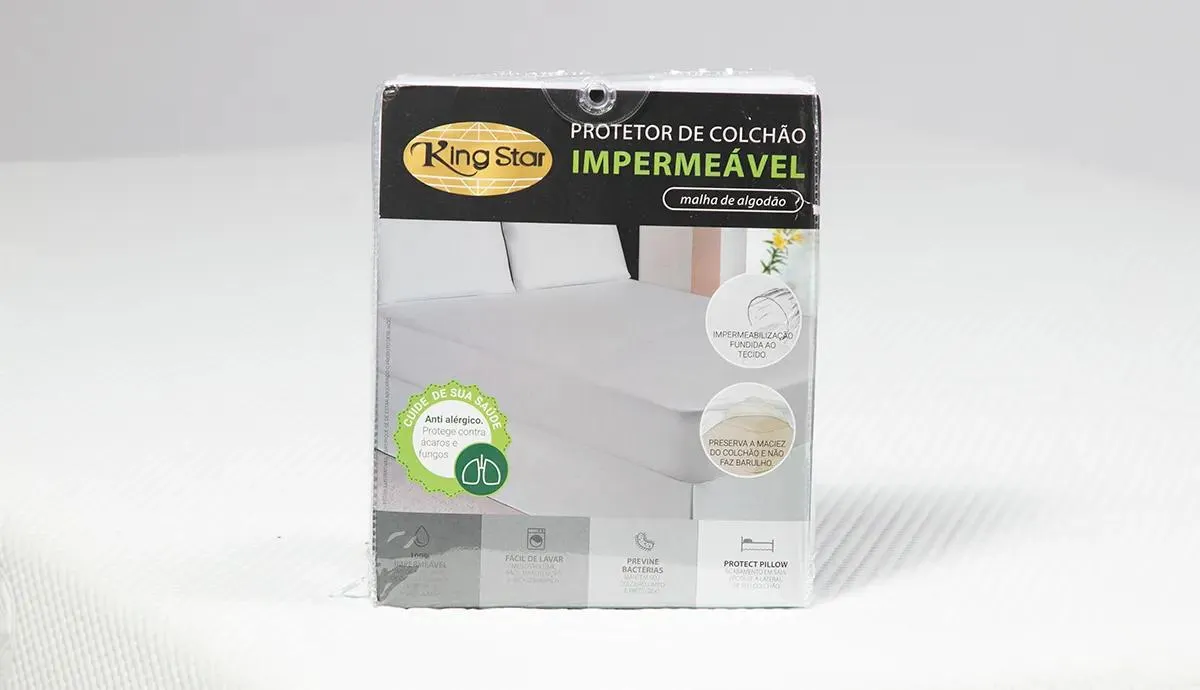 Protetor de Colchão Impermeável de Malha