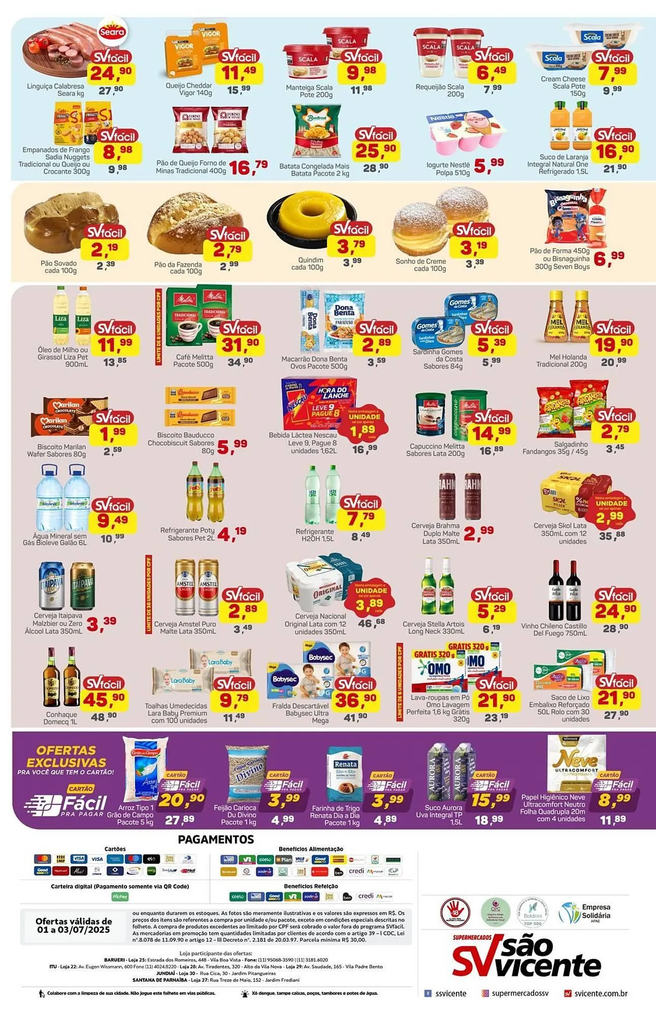 Encarte de Catálogo Supermercados São Vicente 1 de julho até 3 de julho 2025 - Pagina 2