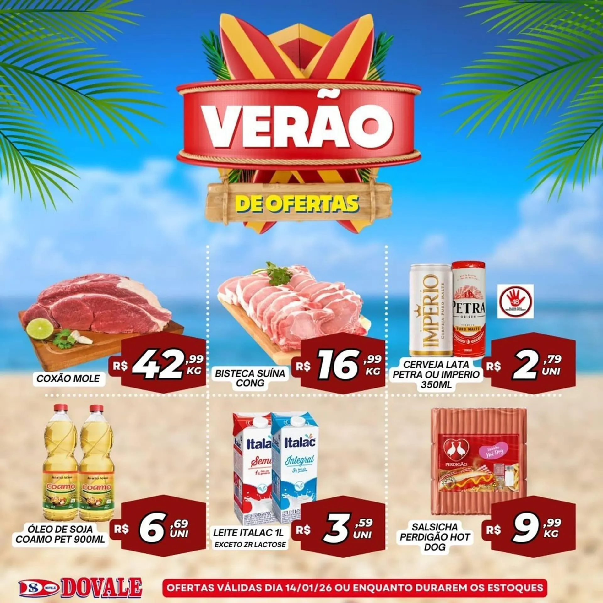 Encarte de Folheto Dovale 14 de janeiro até 14 de janeiro 2026 - Pagina 1