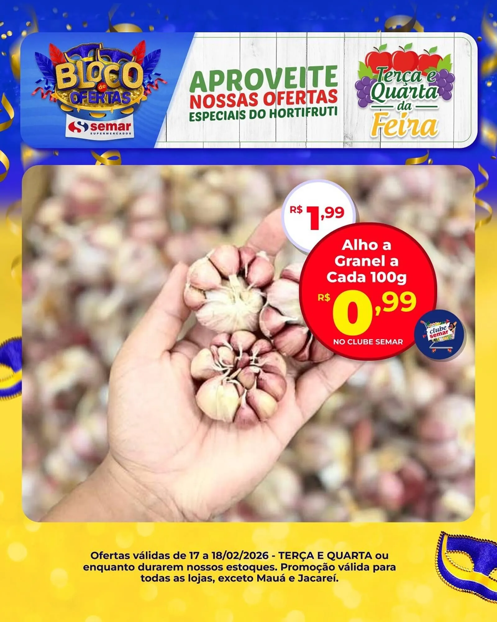 Encarte de Folheto Semar Supermercado 17 de fevereiro até 18 de fevereiro 2026 - Pagina 2