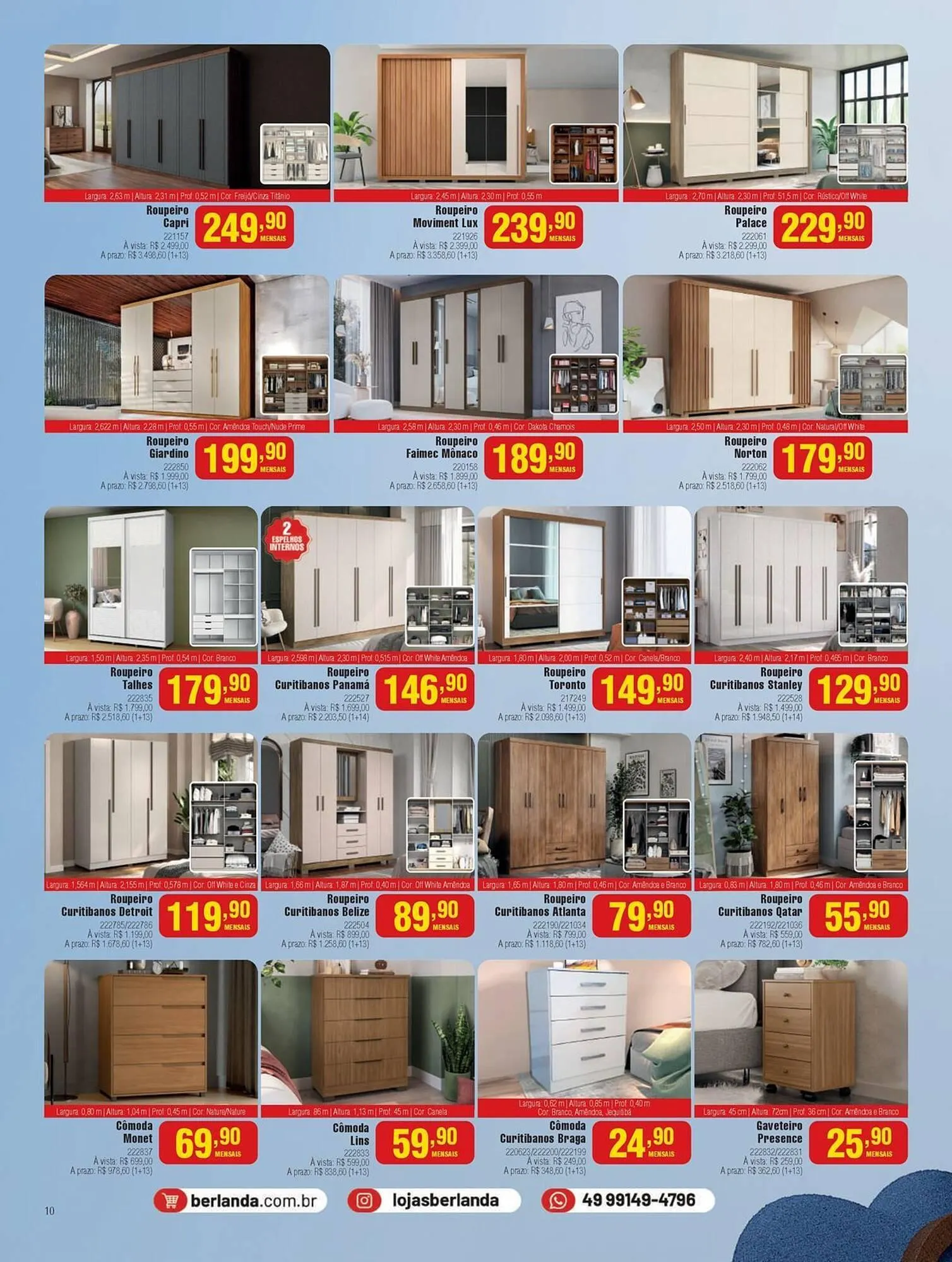 Encarte de Catálogo Berlanda 31 de julho até 31 de dezembro 2025 - Pagina 10