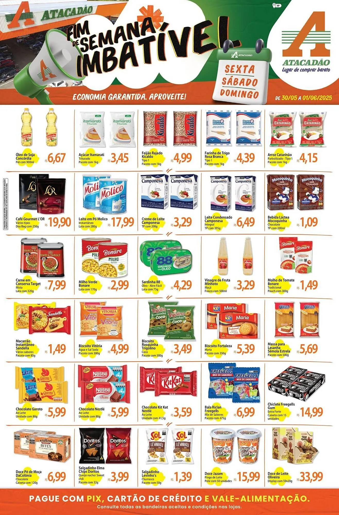 Encarte de Catálogo Atacadão 30 de maio até 1 de junho 2025 - Pagina 1