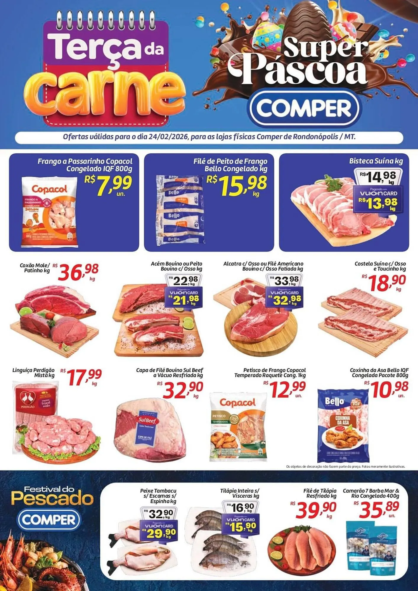 Encarte de Folheto Comper 24 de fevereiro até 24 de fevereiro 2026 - Pagina 1