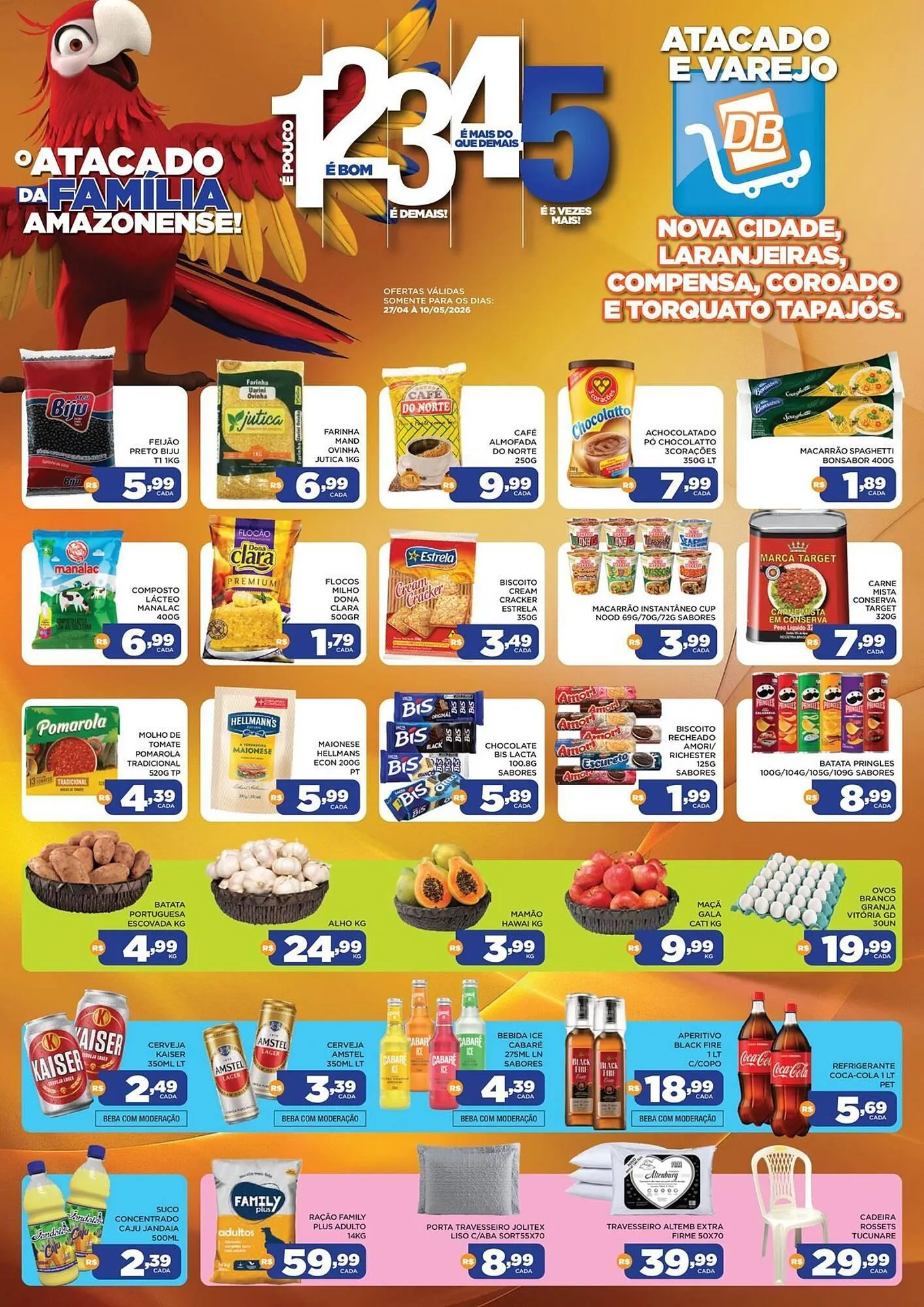 Encarte de Catálogo DB Supermercados 4 de maio até 10 de maio 2026 - Pagina 1