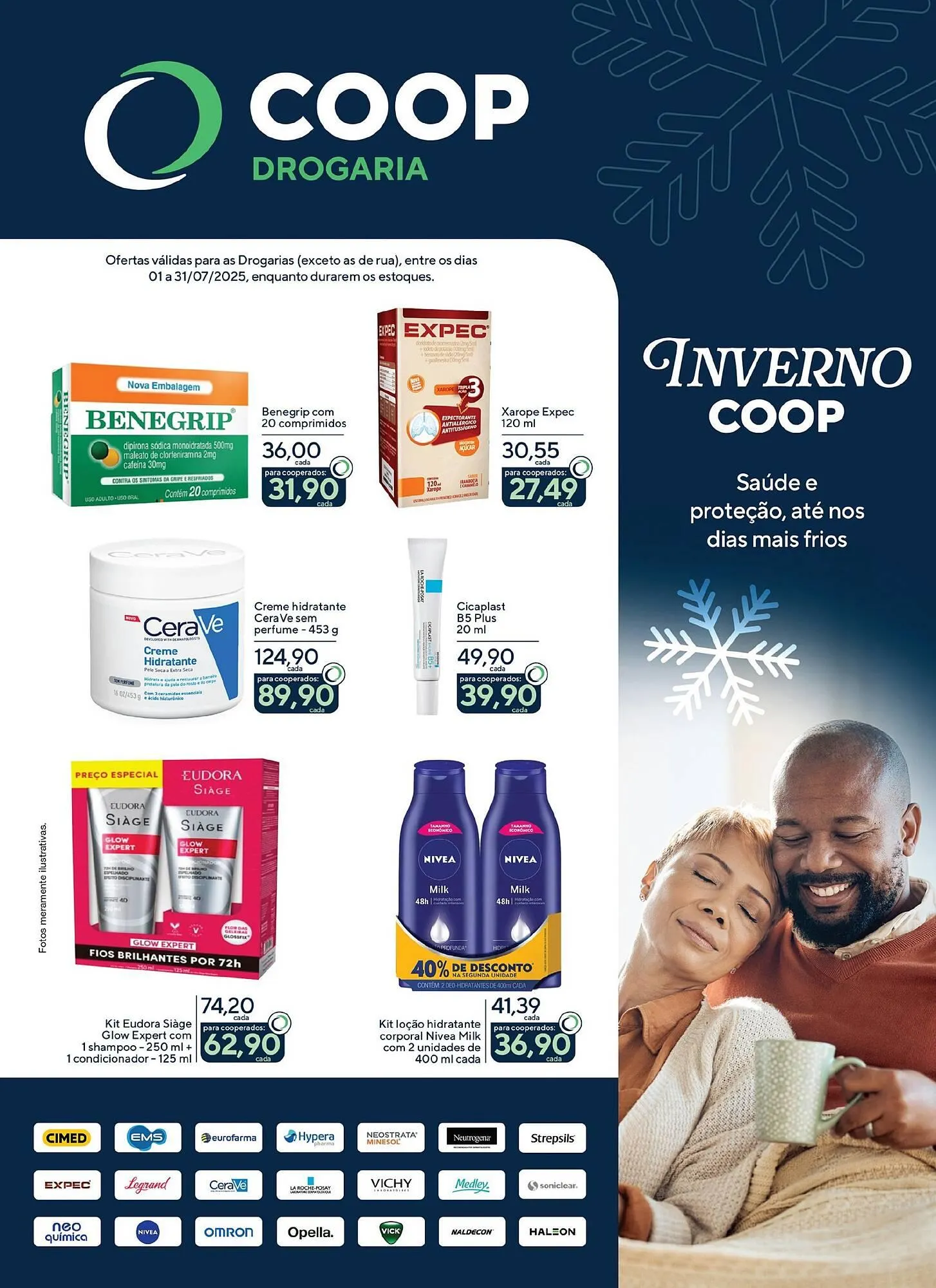 Encarte de Catálogo Drogaria Coop 1 de julho até 31 de julho 2025 - Pagina 1