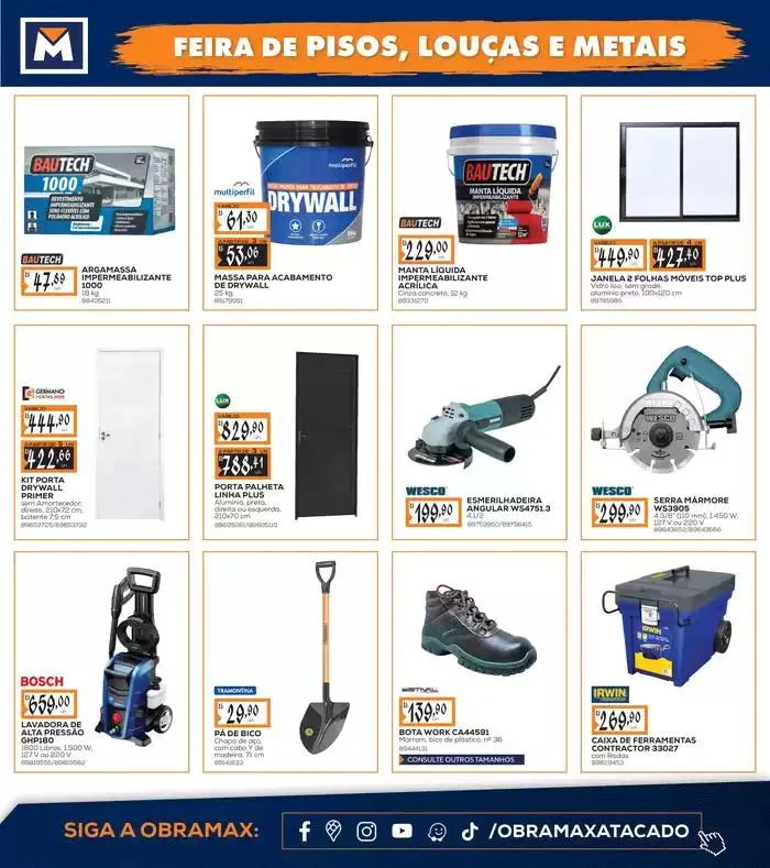 Encarte de Encarte Obramax 17 de abril até 11 de maio 2025 - Pagina 4