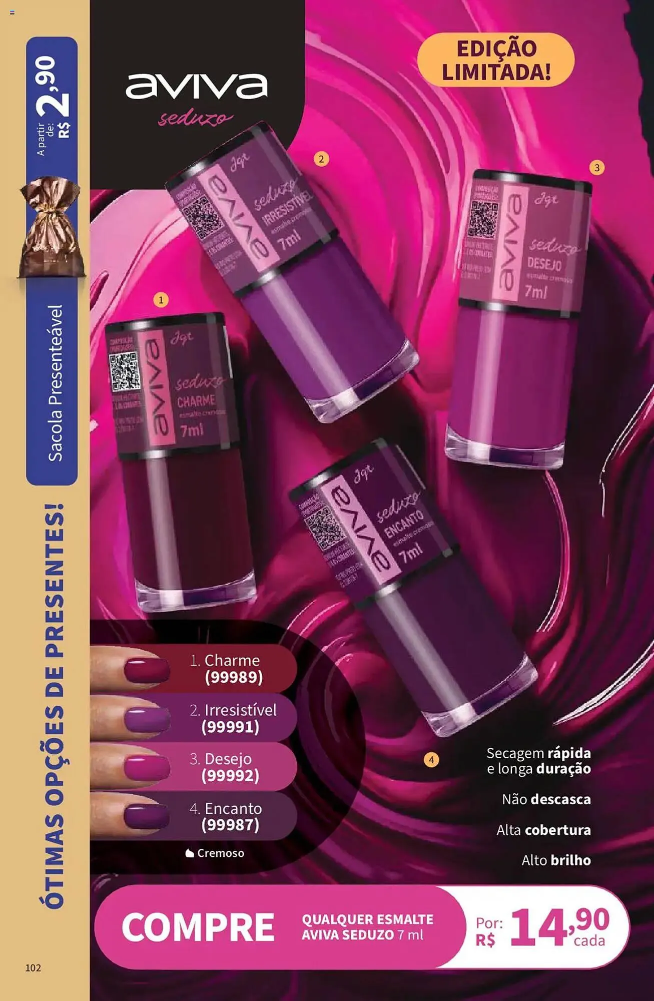 Encarte de Catálogo Jequiti 19 de junho até 17 de julho 2025 - Pagina 102