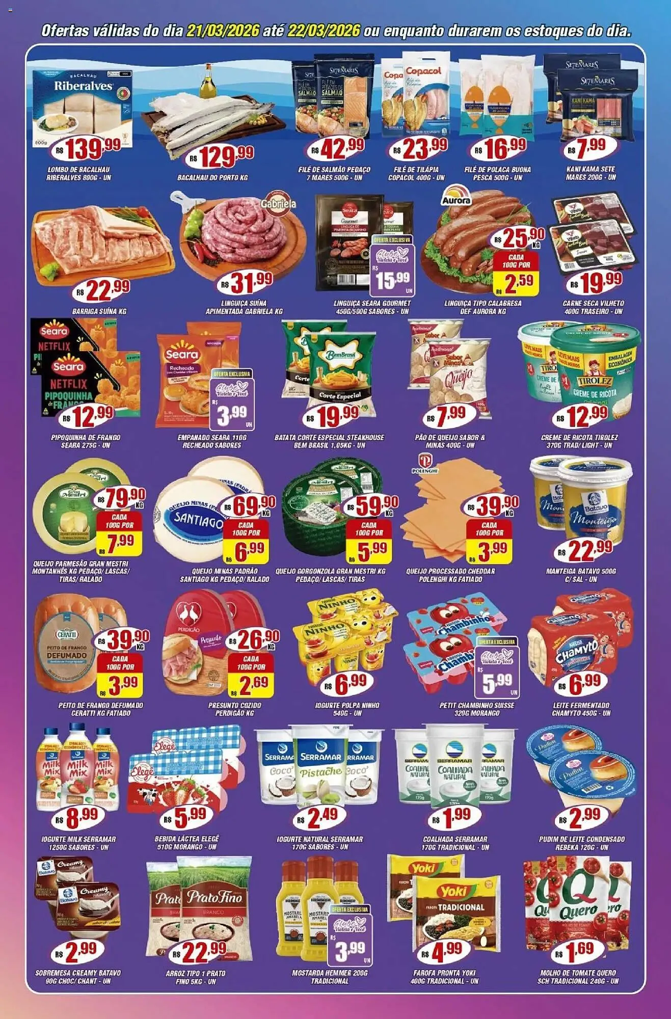 Encarte de Catálogo Violeta Supermercados 21 de março até 23 de março 2026 - Pagina 2