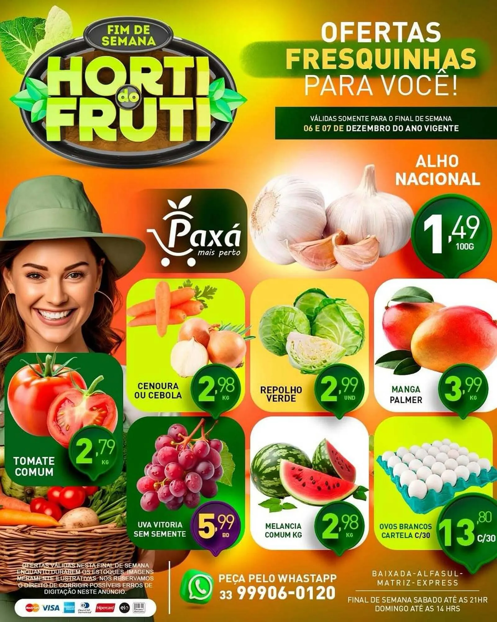 Encarte de Catálogo Paxá Supermercados 6 de dezembro até 7 de dezembro 2025 - Pagina 1