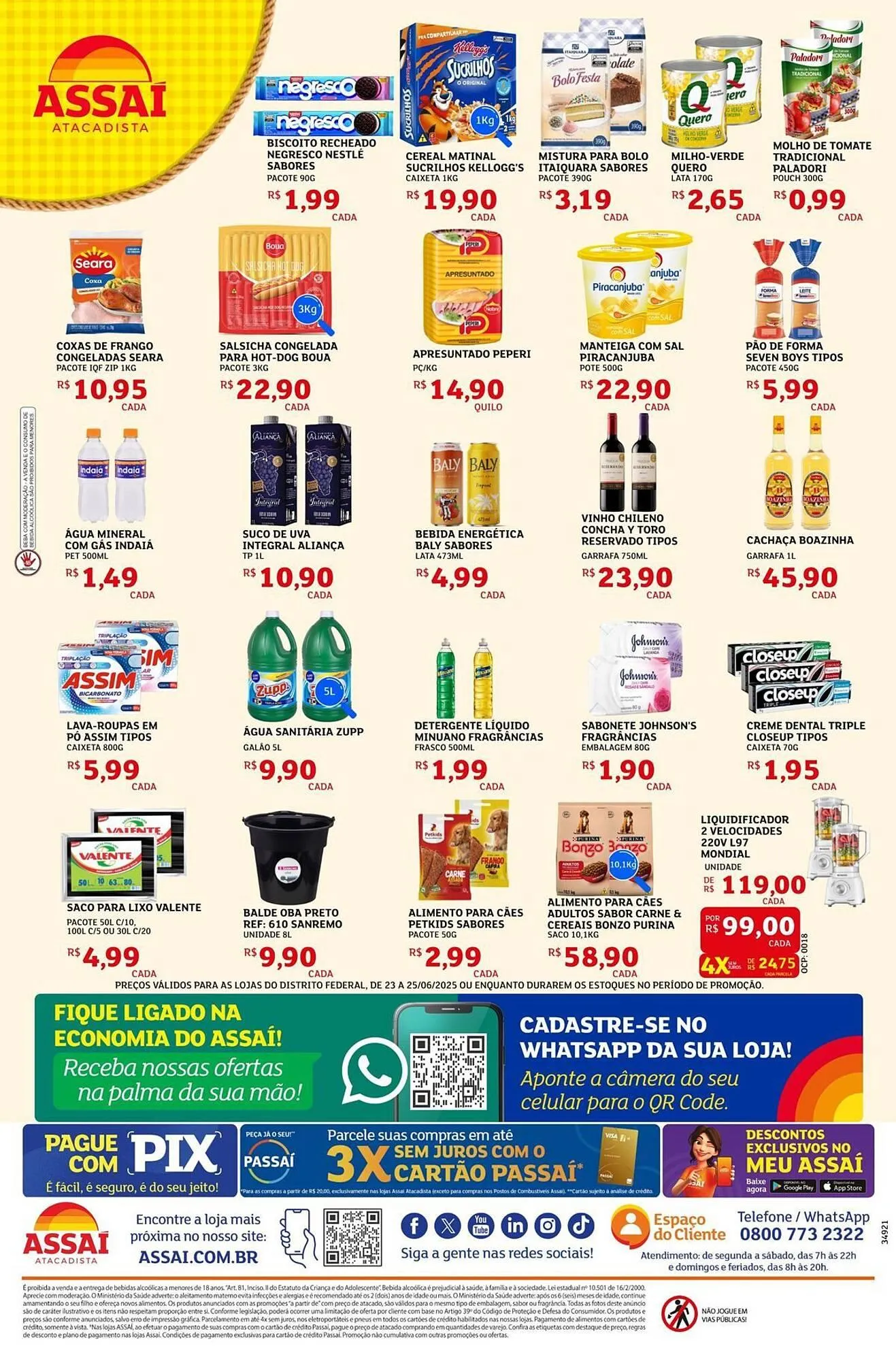 Encarte de Catálogo Assaí Atacadista 23 de junho até 25 de junho 2025 - Pagina 2