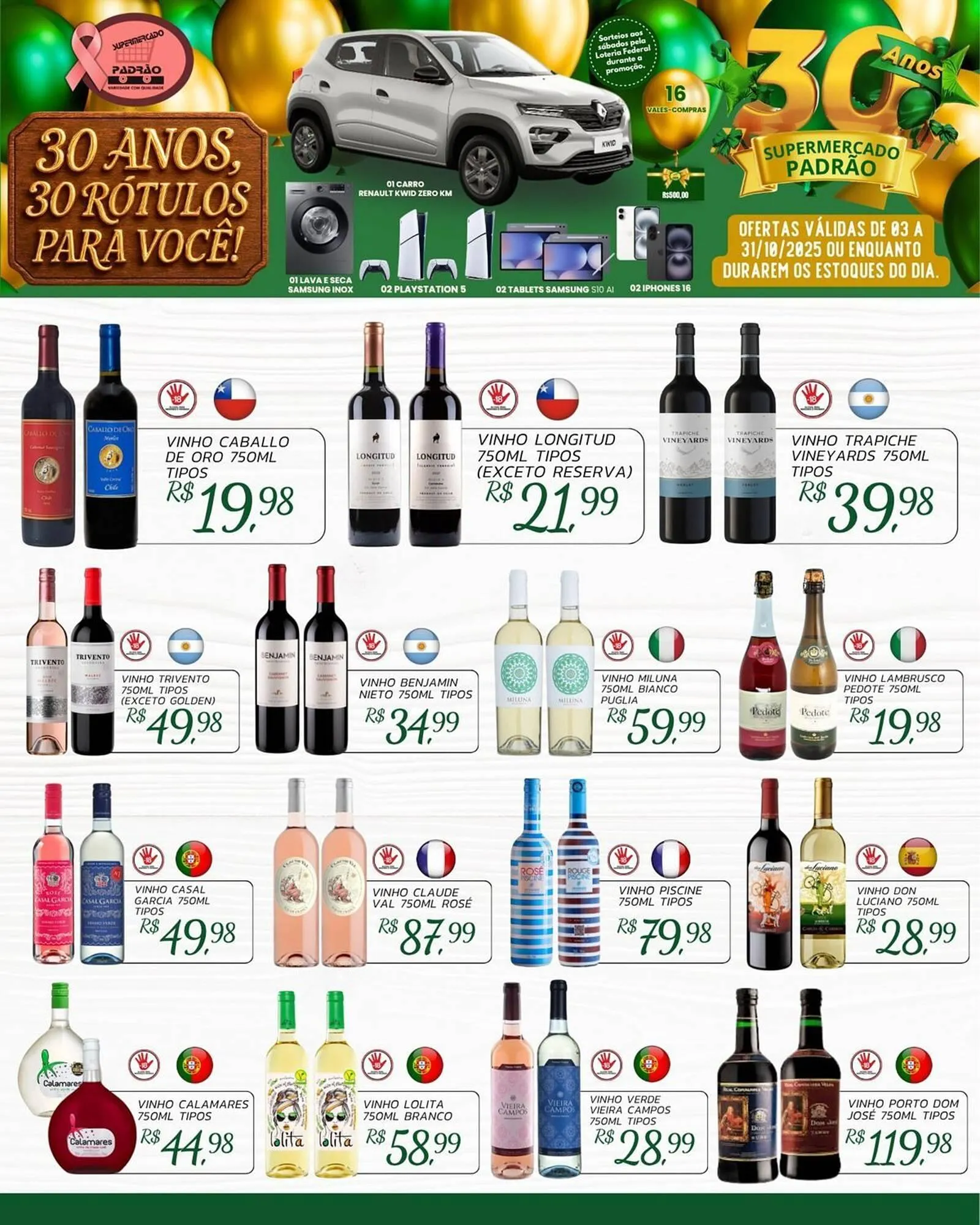 Encarte de Folheto Supermercado Padrão 6 de outubro até 31 de outubro 2025 - Pagina 2